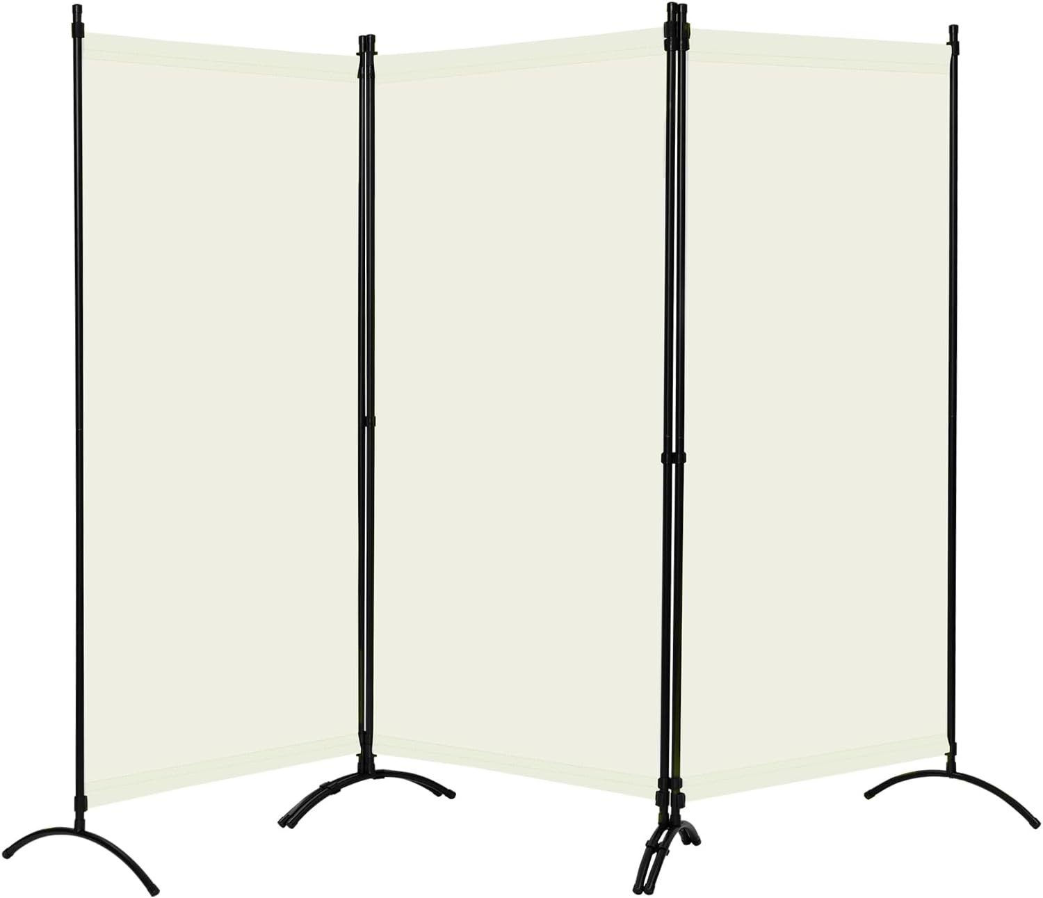 Woltu Paravent, 3-teilig 255x182 cm, Trennwand klappbar, Raumteiler freiste günstig online kaufen