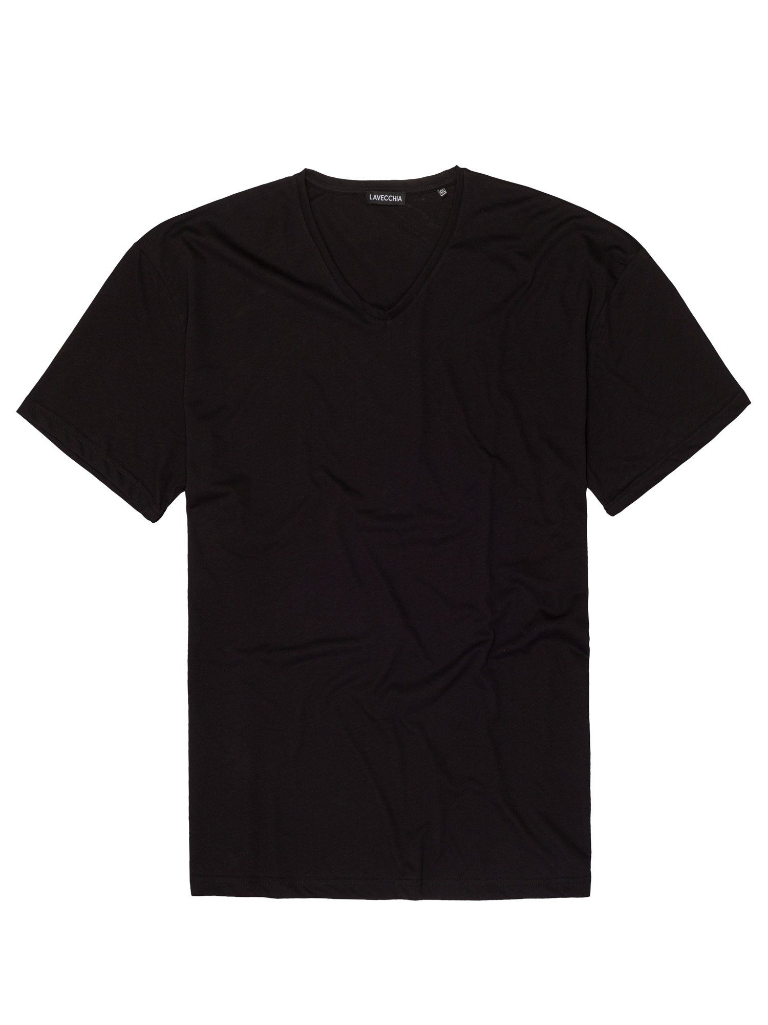 Lavecchia T-Shirt Übergrößen Herren V-Ausschnitt LV-123 Shirt Herrenshirt (2-tlg)