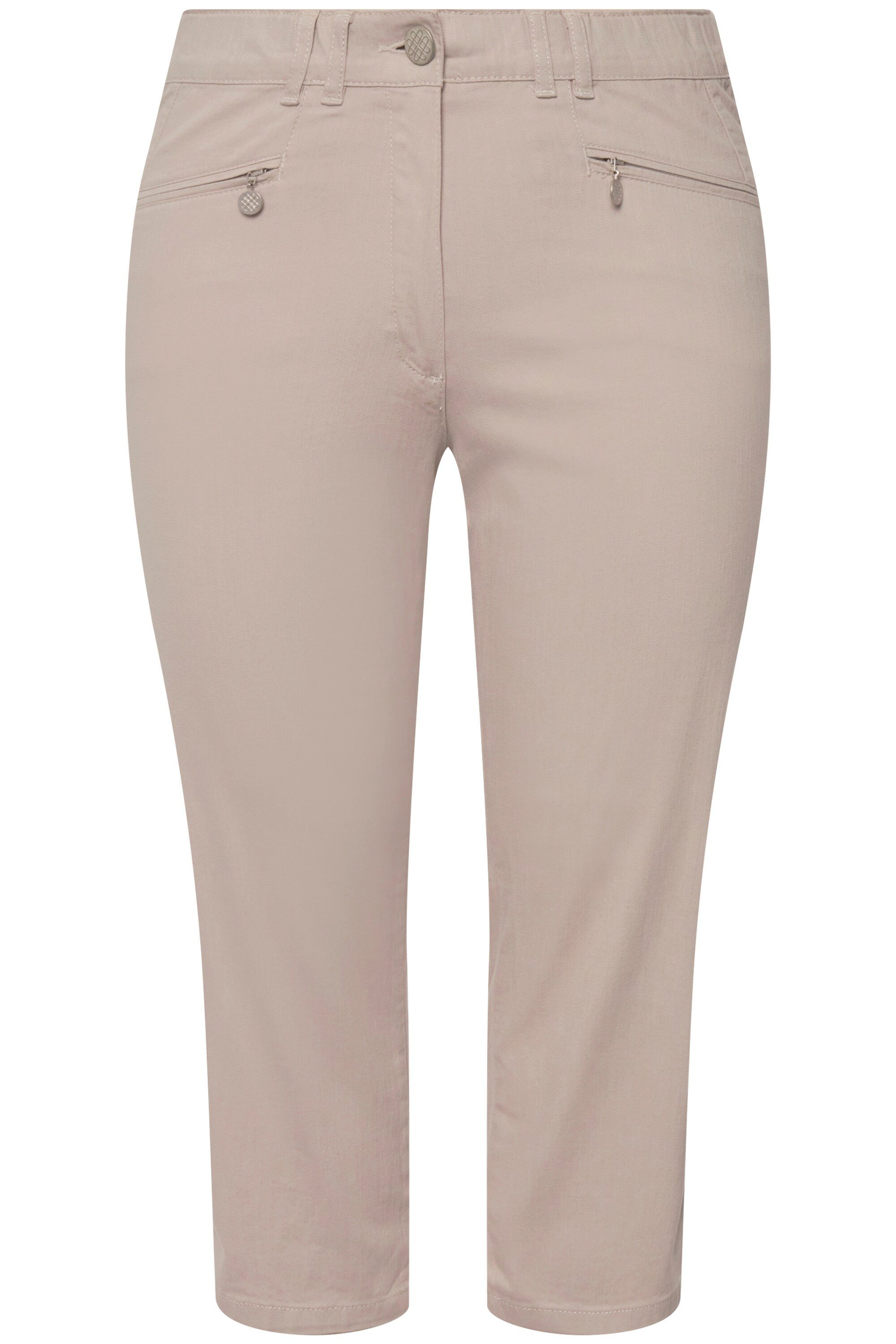 Ulla Popken Funktionshose Hose Mony wadenlang Zipptaschen Stretch günstig online kaufen