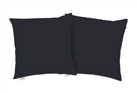 TOM TAILOR HOME Dekokissen Dove, unifarben, Kissenhüllen ohne Füllung, 2er Pack