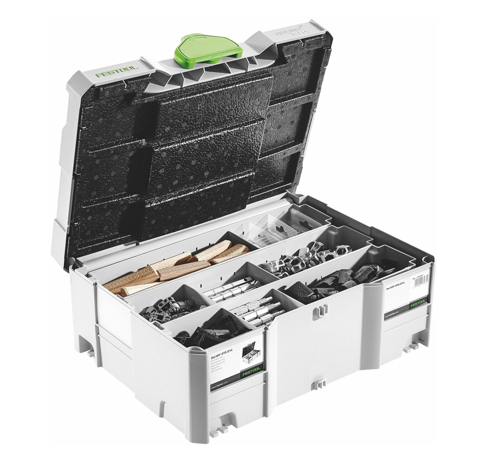 FESTOOL Fräser-Set DOMINO Verbinder Sortiment SV-SYS D14 (201353) Eck