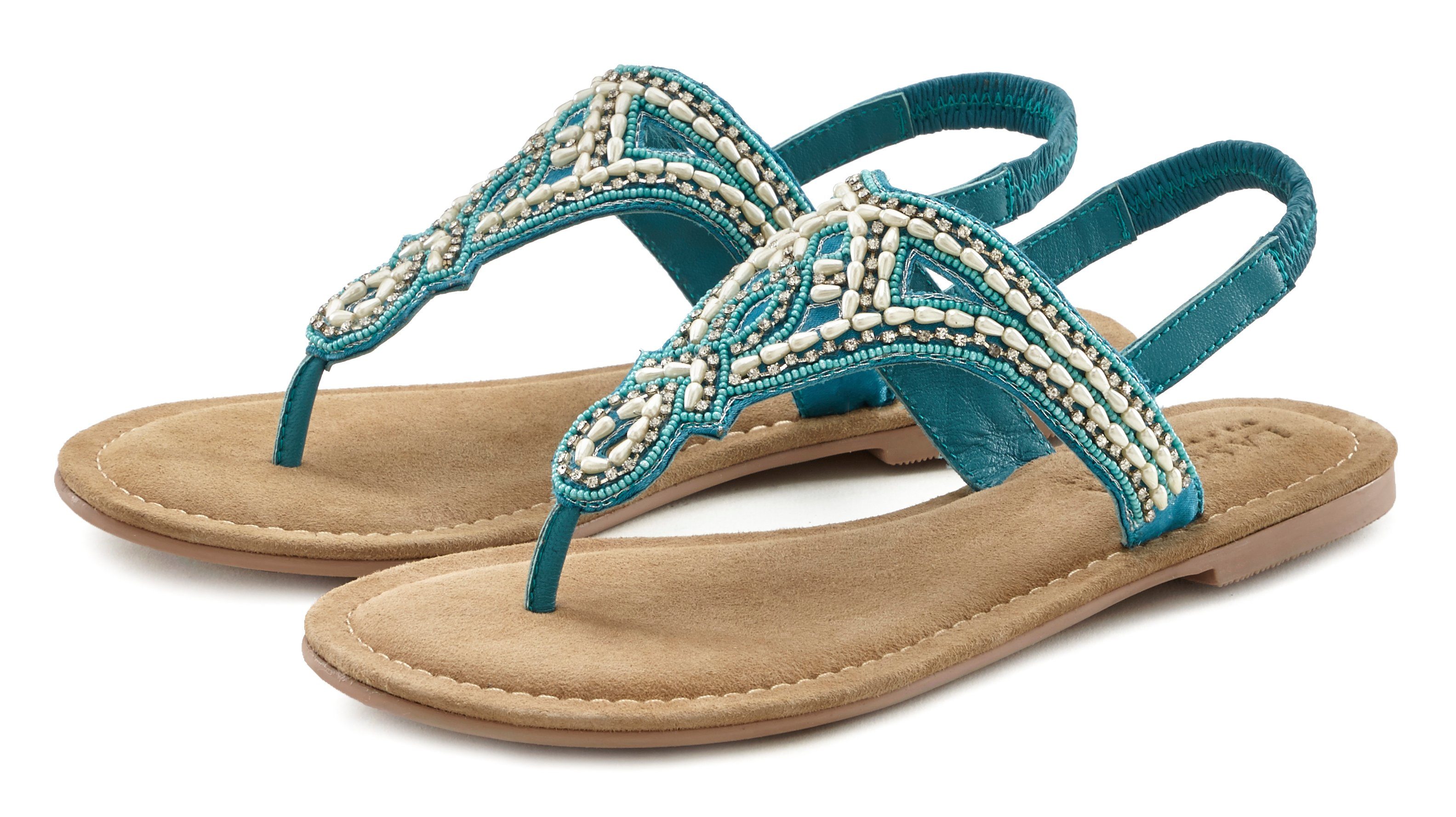 Schuhe Sandalen Zehentrenner-Sandalen Besondere Sandalen mit Zehentrenner von Cavalli aus Leder f\u00fcr Meerjungfrauen 