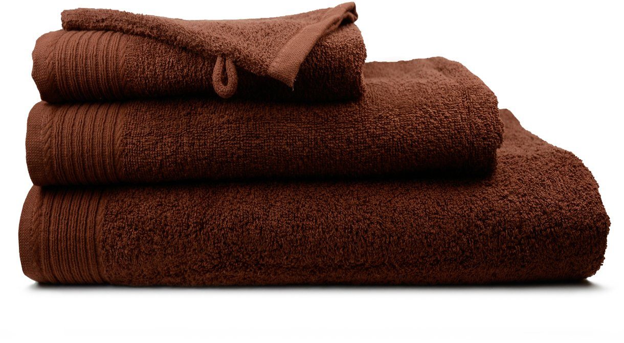 Schnoschi Handtuch Handtuch braun bestickt Opa Bestickung Gästehandtuch Duschtuch Oma Opa Badetuch, mit hochwertige Oma oder mit oder