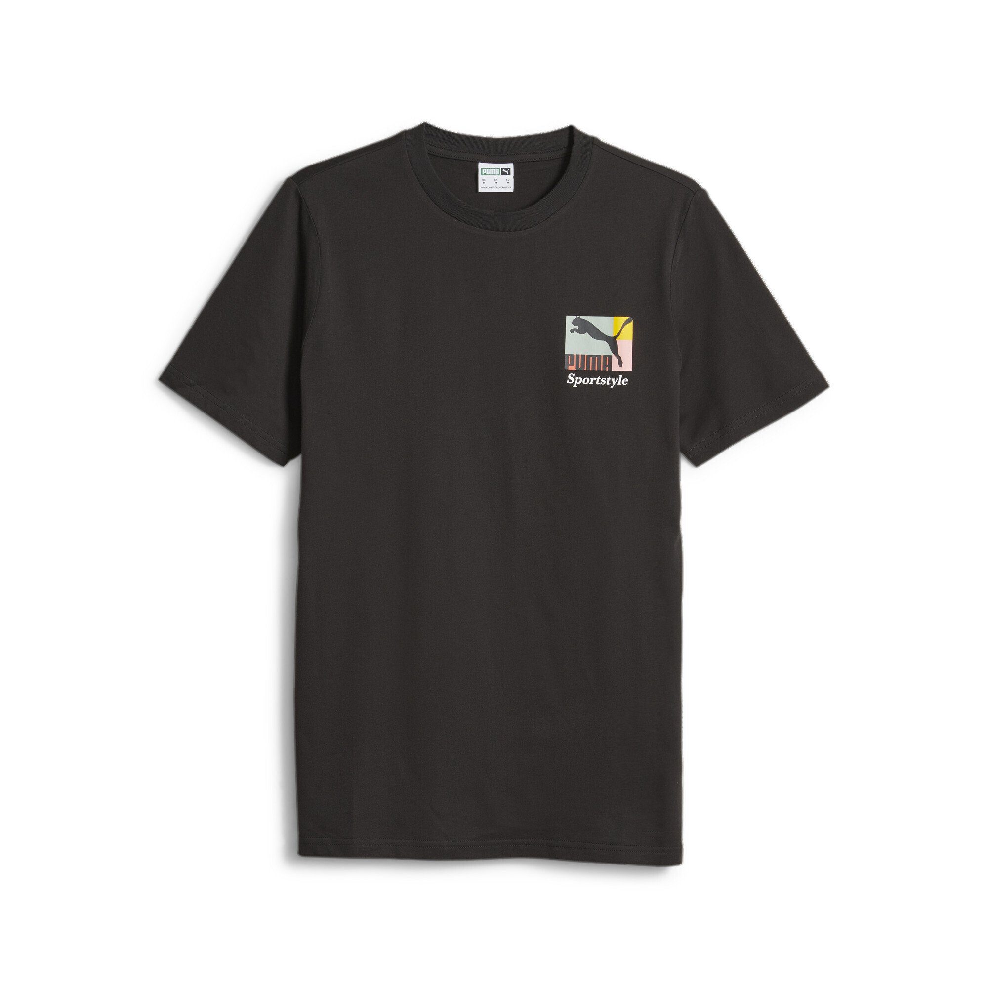 PUMA T-Shirt Classics Brand Herren T-Shirt Black Love