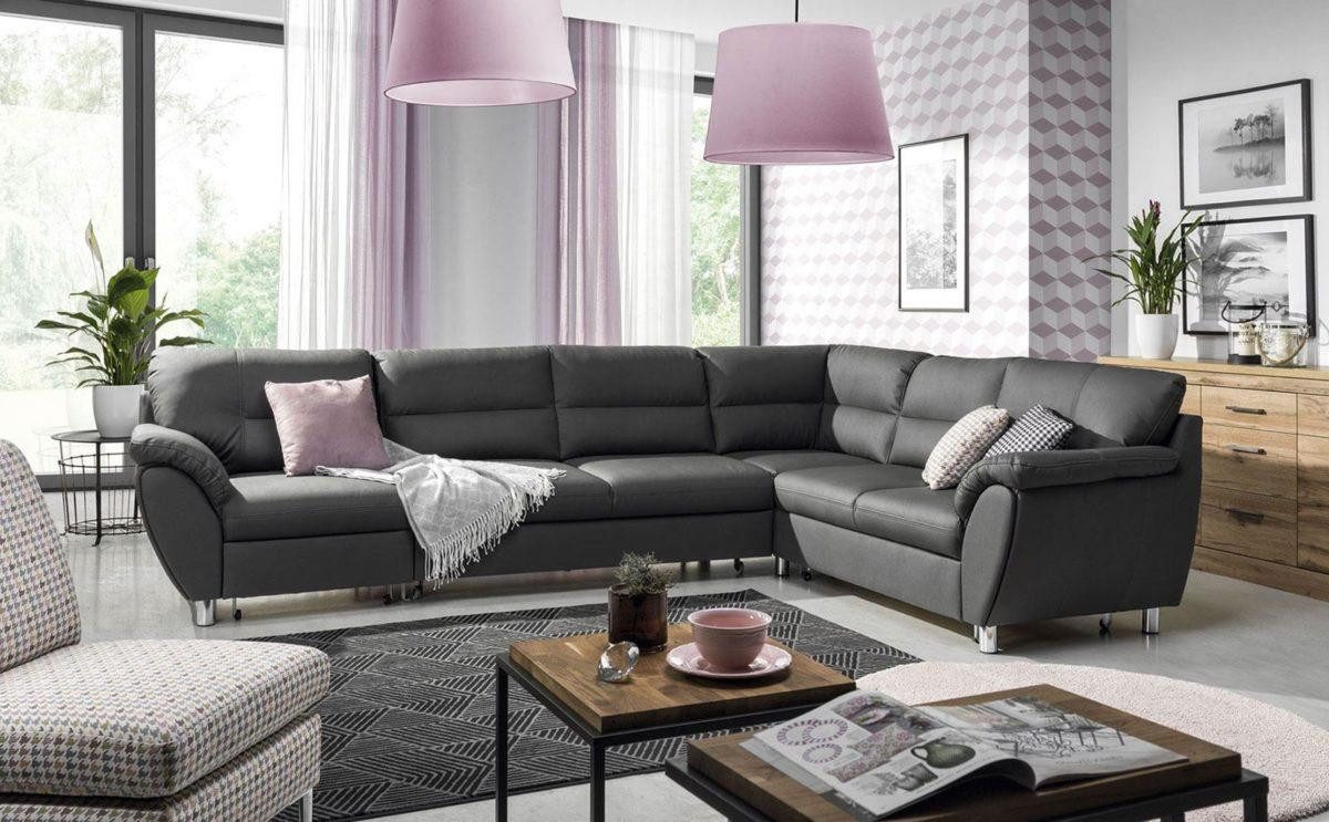 Xlmoebel Wohnlandschaft U-förmige Wohnlandschaft aus Stoff mit Schlafsofa-Funktion, Wohnlandschaft, Hergestellt in Europa