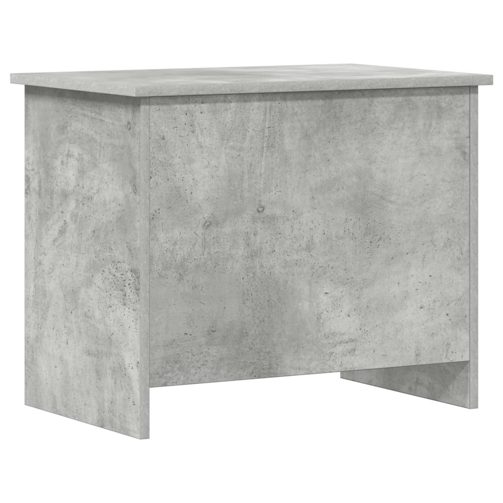 vidaXL Aufbewahrungsbox Aufbewahrungstruhe Betongrau 60 x 40 x 50 cm Holzwerkstoff (1 St), Aufbewahrungstruhe Betongrau 60 x 40 x 50 cm Holzwerkstoff