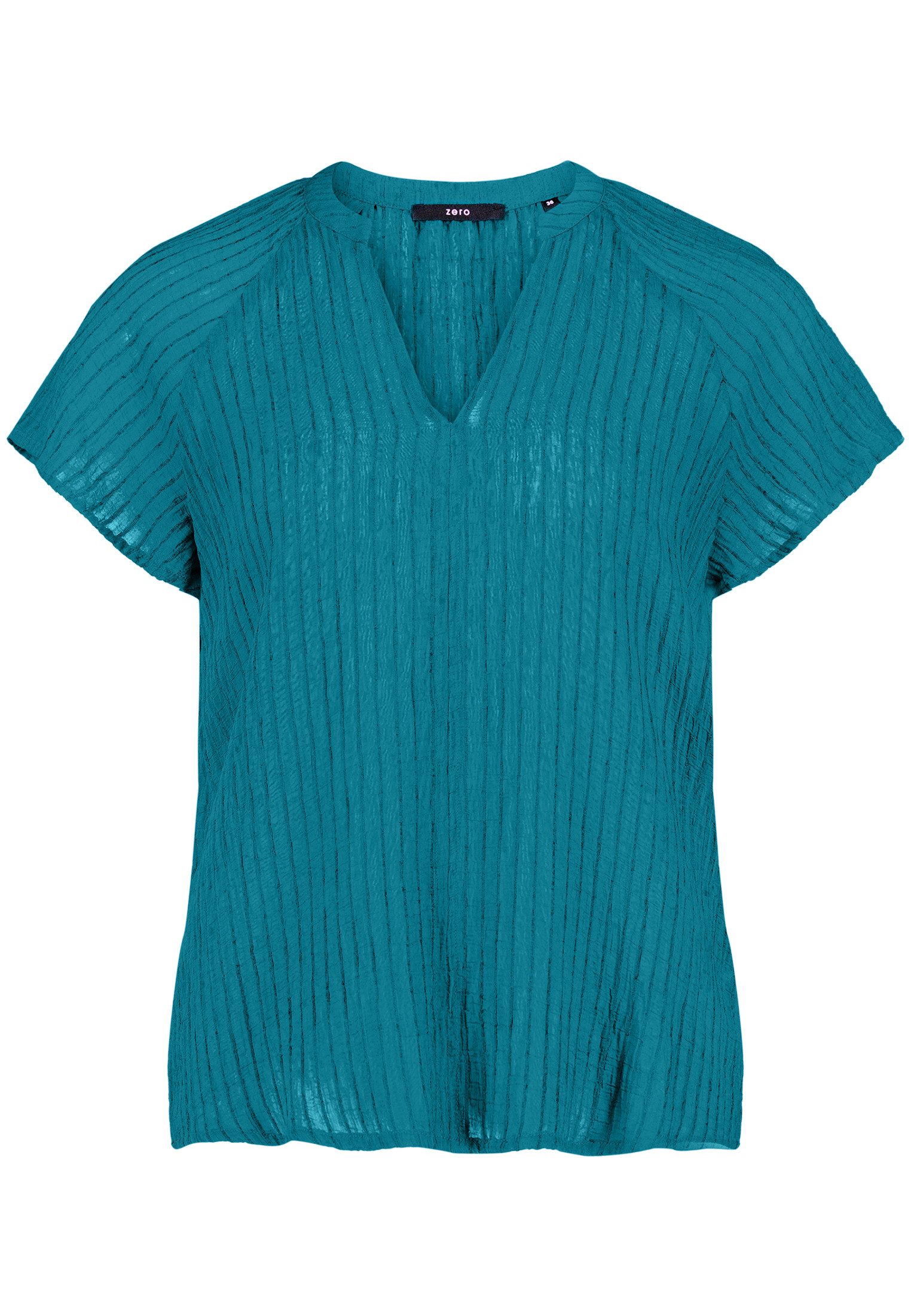 Klassische Bluse Damen mit V-Ausschnitt
