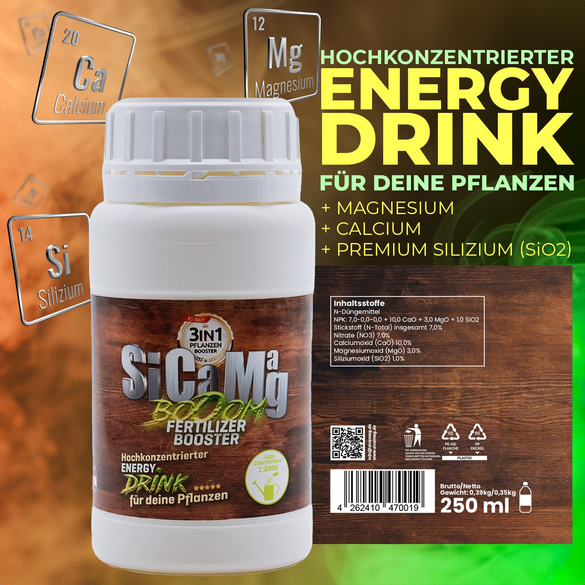Plant Booom Pflanzenstärkungsmittel SiCaMag, 250ml, Fördert günstig online kaufen