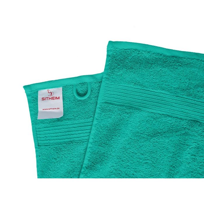 Sitheim-Europe Handtuch Set GIZA LINE Handtücher aus 100% ägyptischer Baumwolle 4-teiliges Handtuchset ägyptische Baumwolle (Spar-Set 4-tlg) 100% premium ägyptische Baumwolle CB11613