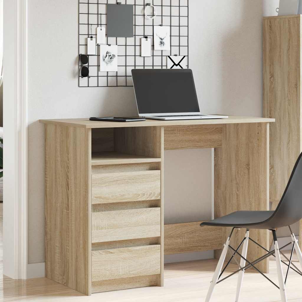 vidaXL Schreibtisch Schreibtisch Sonoma-Eiche 102x50x75 cm günstig online kaufen