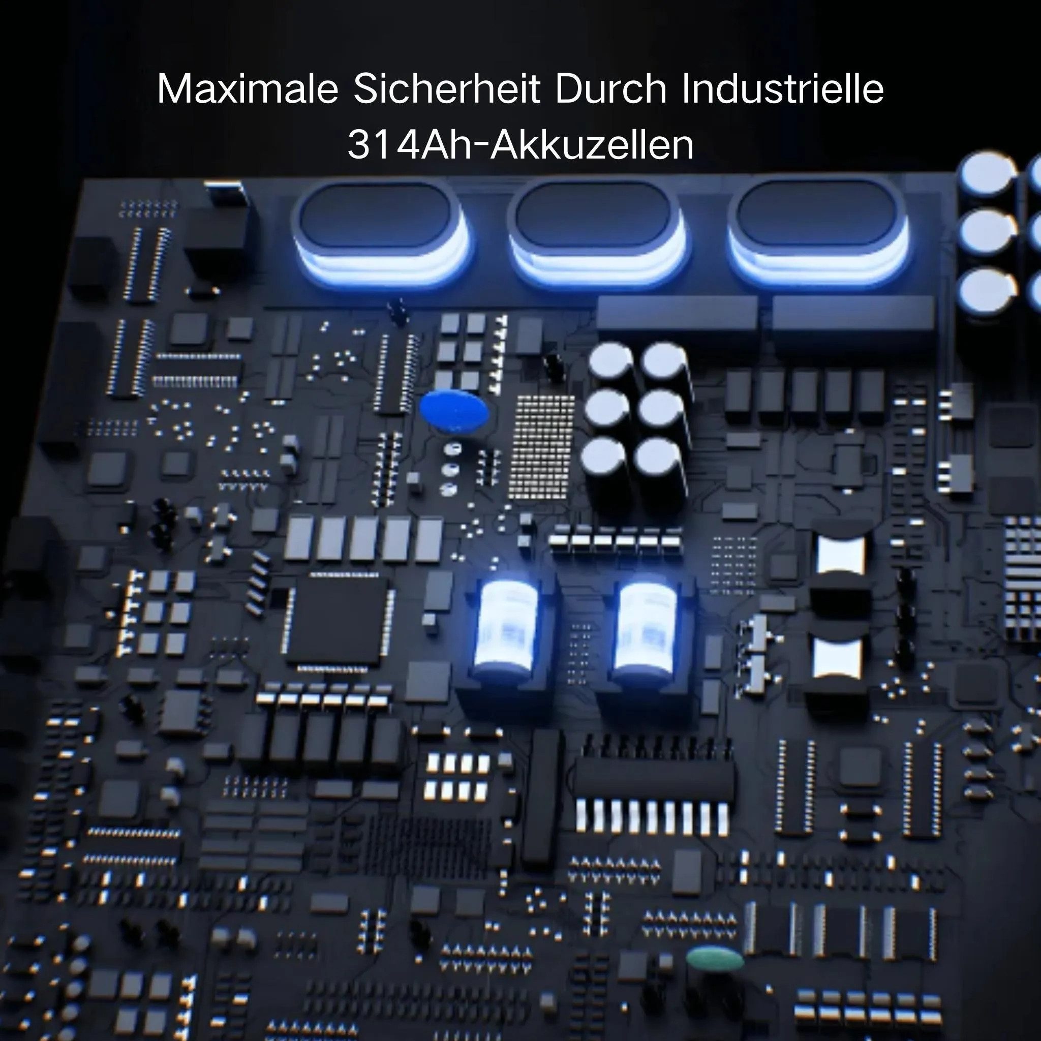 Tsun Balkonkraftwerk TSUN DCU2000Lite 2kWh Solarspeicher, (Batteriespeicher, PV Speicher, bis 10 kWh erweiterbar, 314Ah Industriezellen), 2400W PV Input mit Dua – Bild 4 von 5