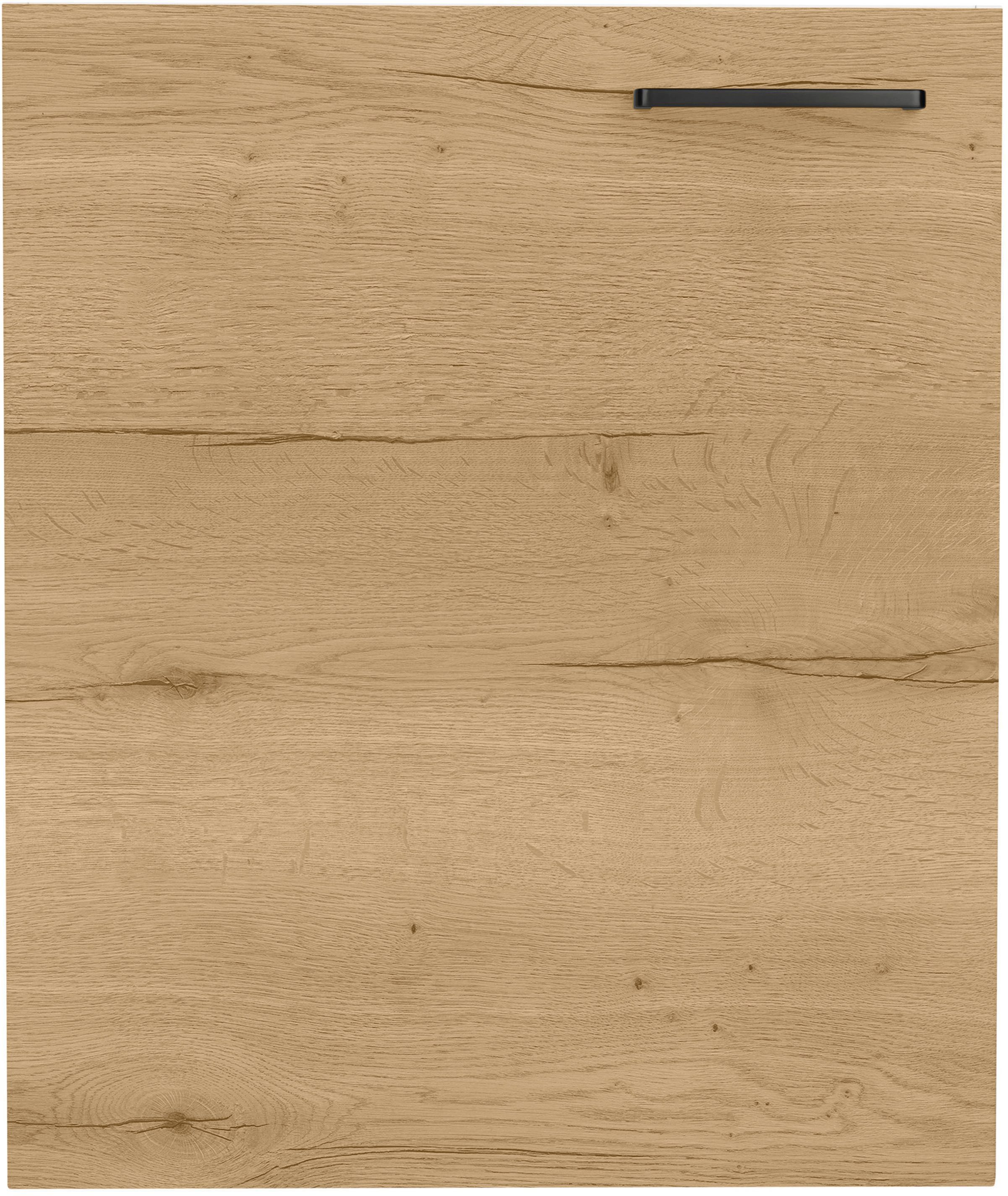 nobilia® Frontblende "Structura", Ausrichtung wählbar, für integrierte Kühlgeräte und Waschautomaten, Breite 60 cm