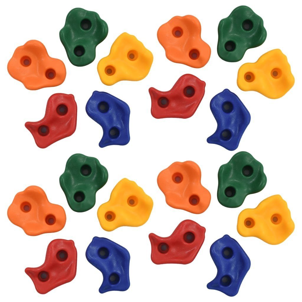 Klettergriff Klettersteine 20 Stk. Mehrfarbig PE