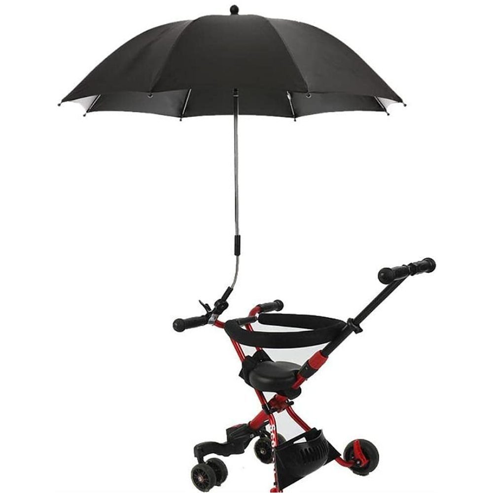 GelldG Kinderwagenschirm »Kinderwagen Regenschirm Universal Sonnenschirm  Baby- und Kleinkind-Sonnenschutzschirm mit Regenschirmgriff für Kinderwagen  und Buggy – Schwarz«