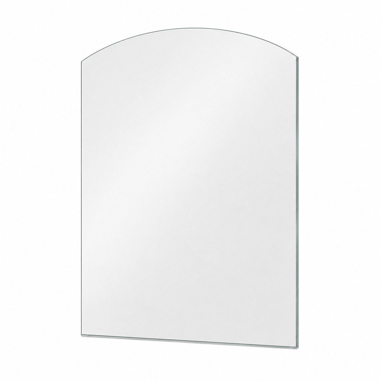 Hanseatic Bodenschutzplatte Segmentbogen Glas 80x100x0,8, Funkenschutzplatte