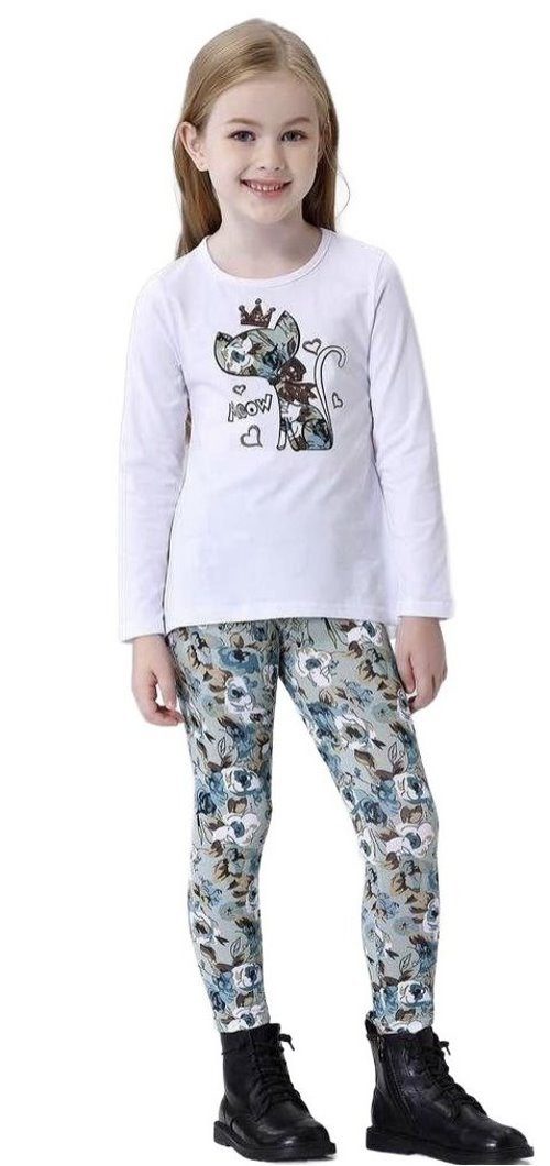 Langarmshirt & Leggings Sommer Set Langarm Shirt + Leggings, MS2209e