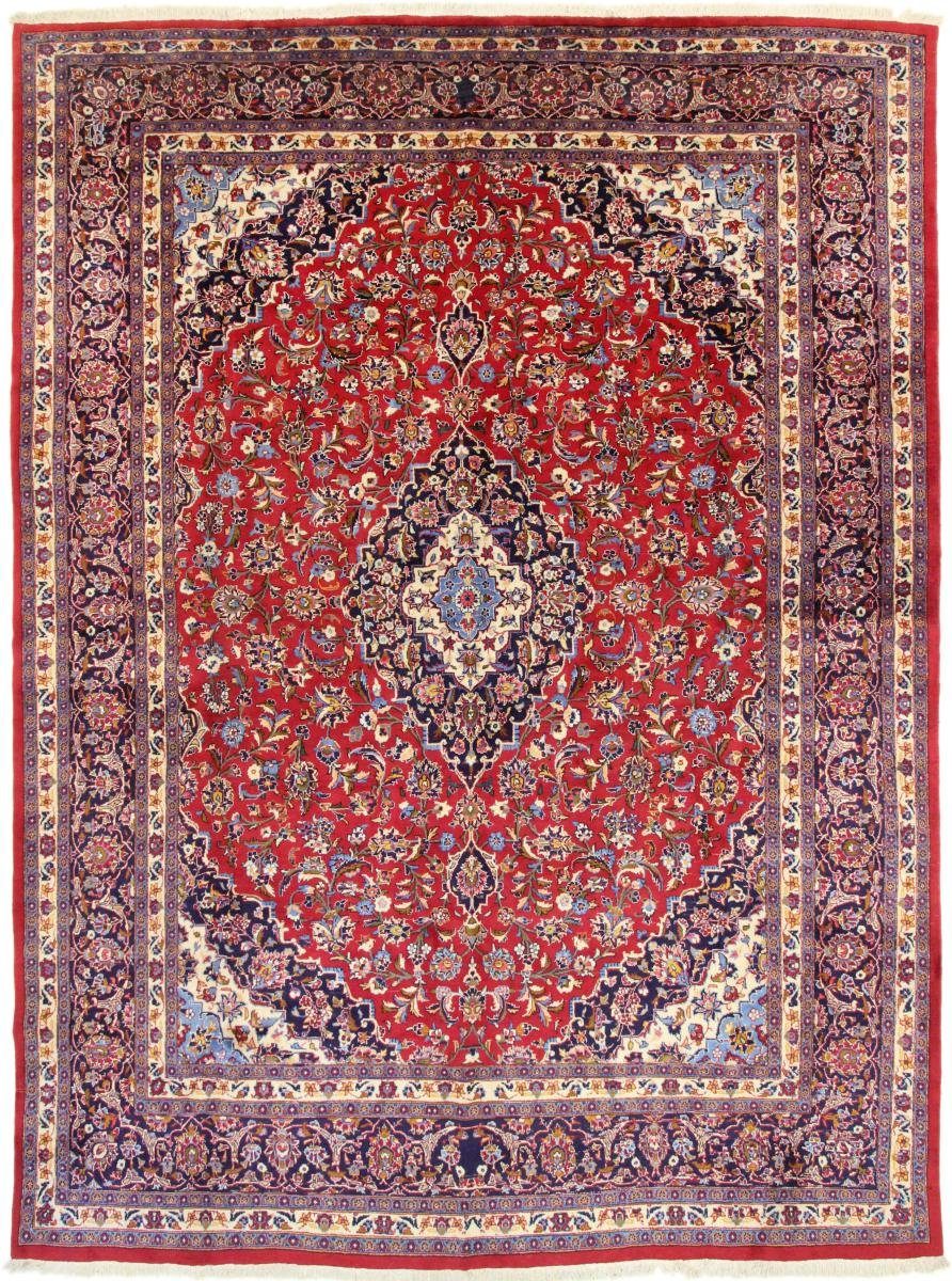Orientteppich Mashhad 299x419 Handgeknüpfter Orientteppich / Perserteppich, Nain Trading, rechteckig, Höhe: 12 mm