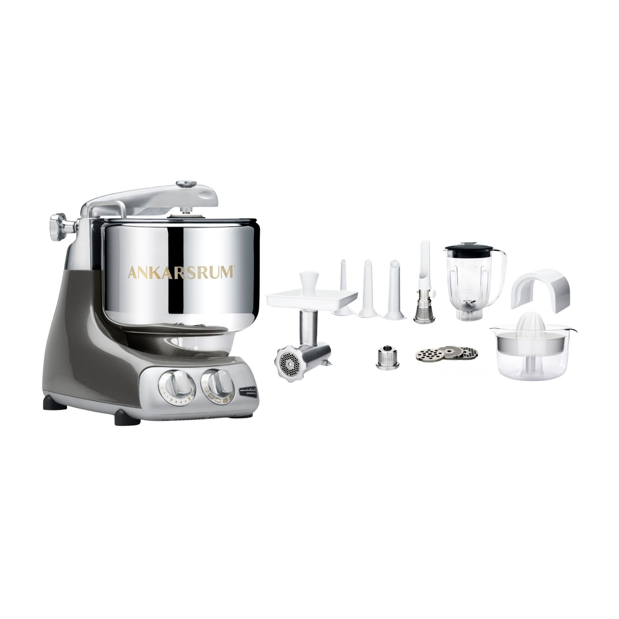 ANKARSRUM Küchenmaschine Ankarsrum Paket Allrounderset mit Deluxe Zubehörset