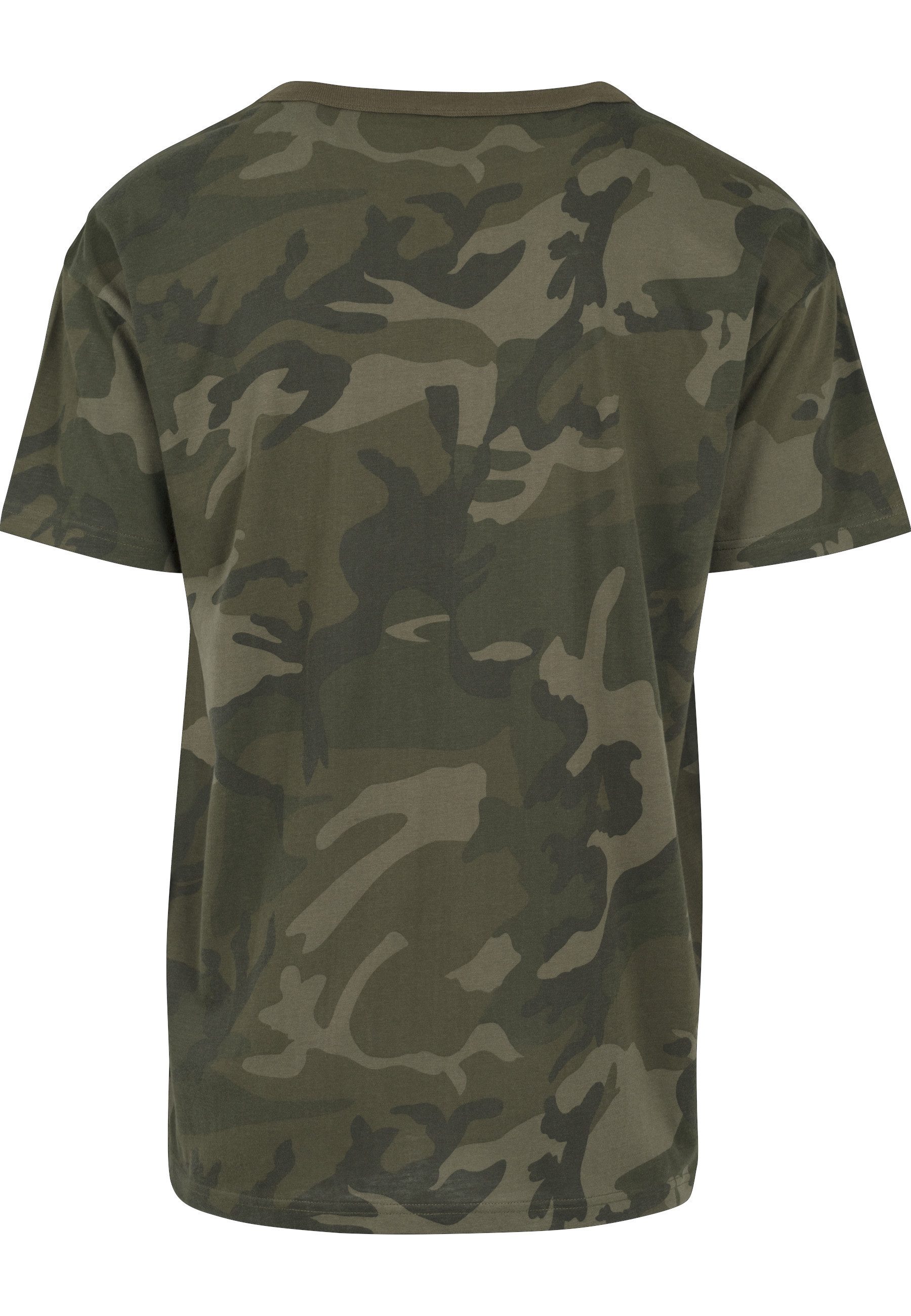 URBAN CLASSICS Kurzarmshirt Urban Classics Herren Camo Oversized Tee (1-tlg)