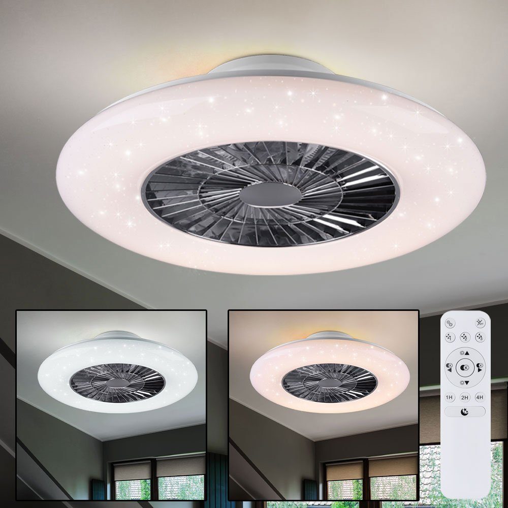 Reality Leuchten Deckenventilator, LED Decken Ventilator günstig online kaufen