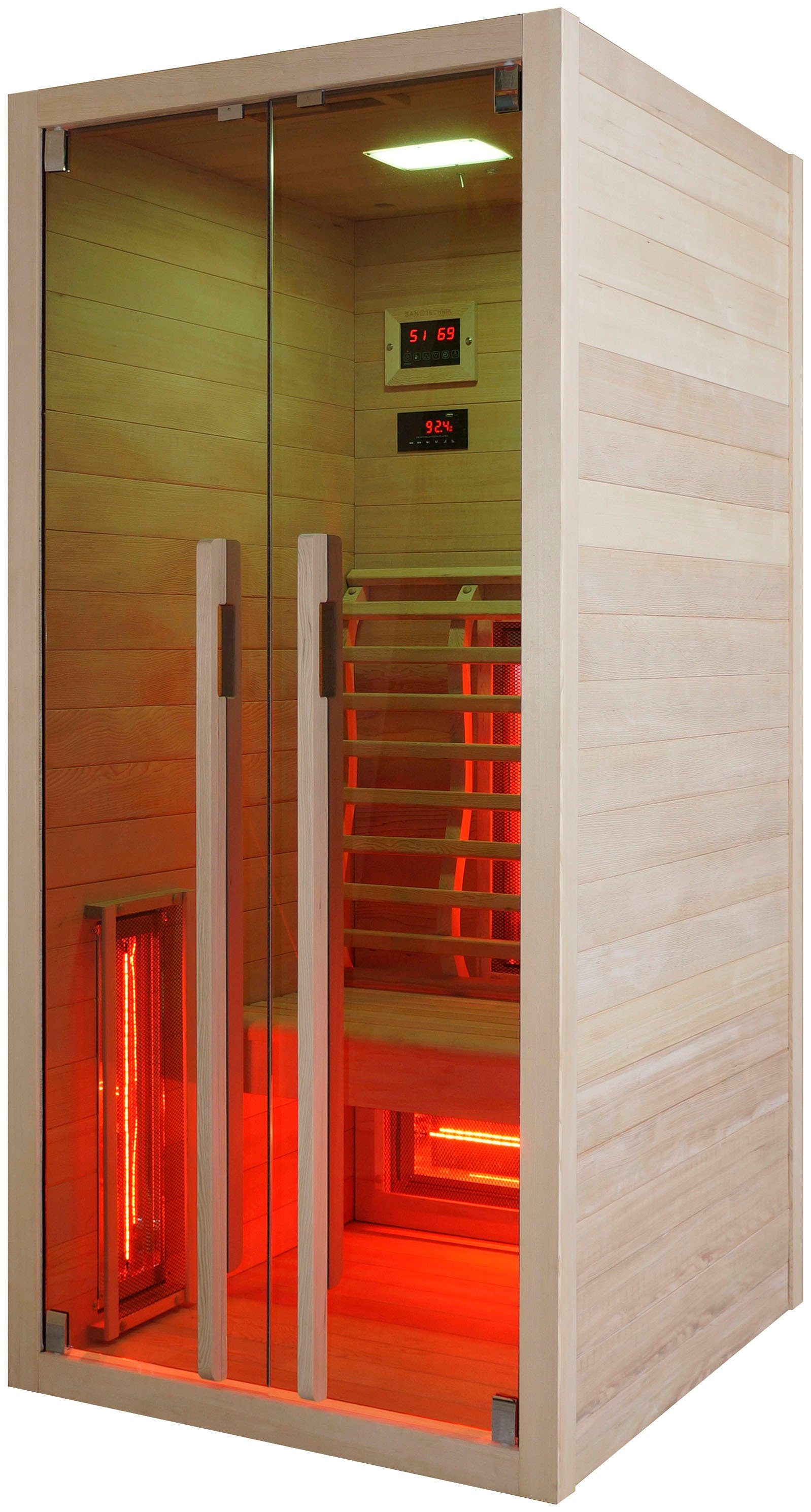 Sanotechnik Infrarotkabine RUBY 1, BxTxH: 100 x 90 x 195 cm, für 1 Person günstig online kaufen