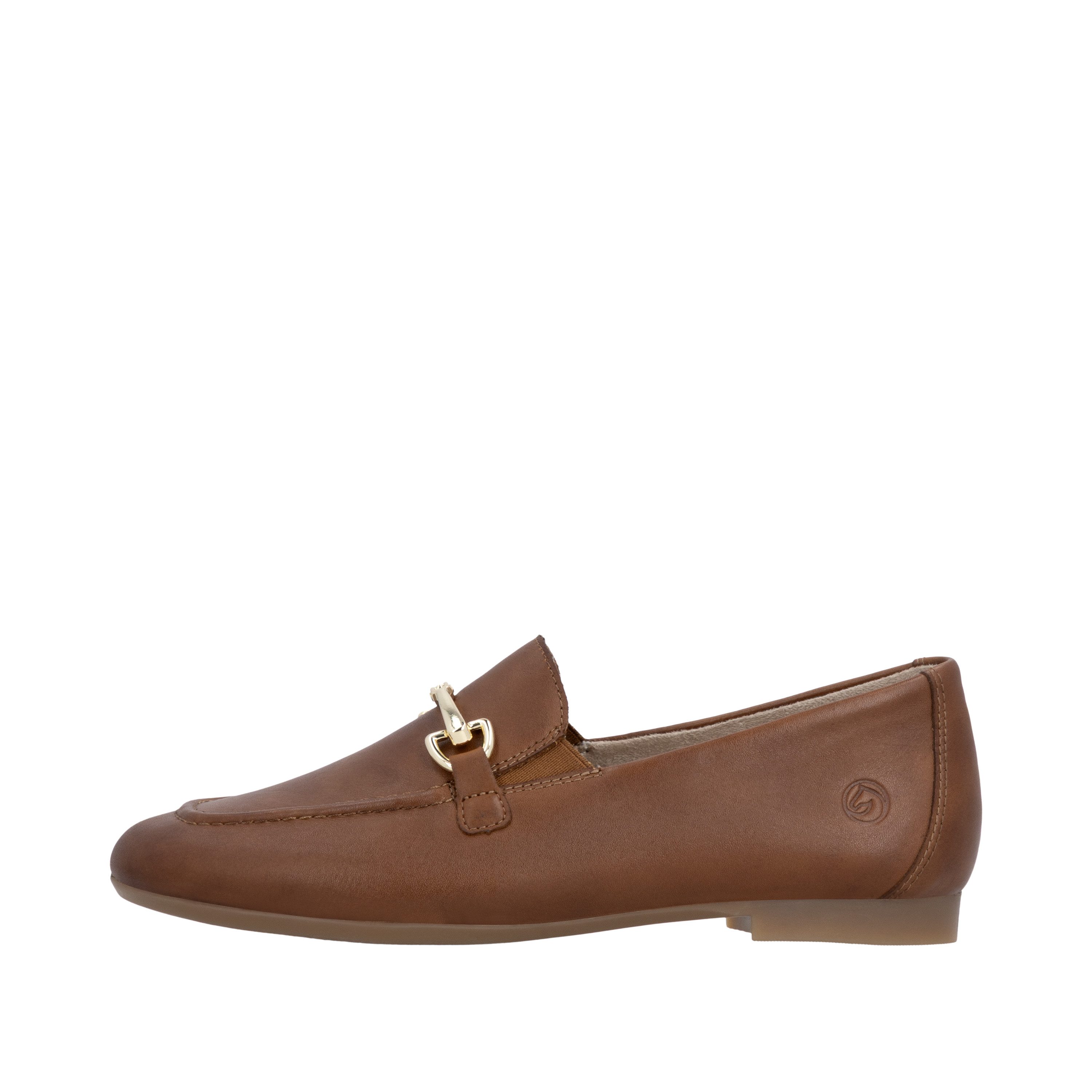 Remonte Loafer Slipper, Schlupfschuh, Spangenschuh mit kleinen Stretcheinsätzen