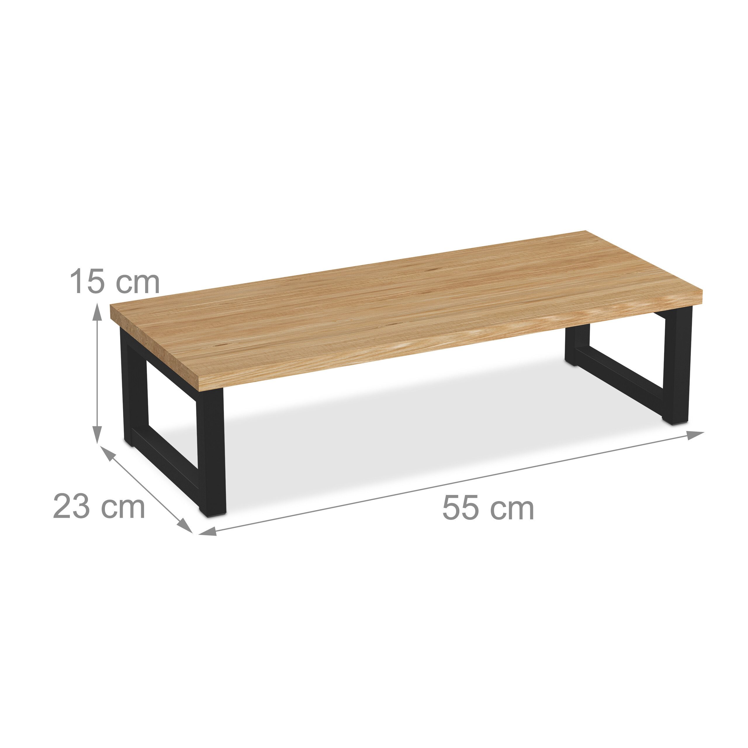 relaxdays Monitorständer im Industrial-Design, (1-tlg., XL) – Bild 4 von 5
