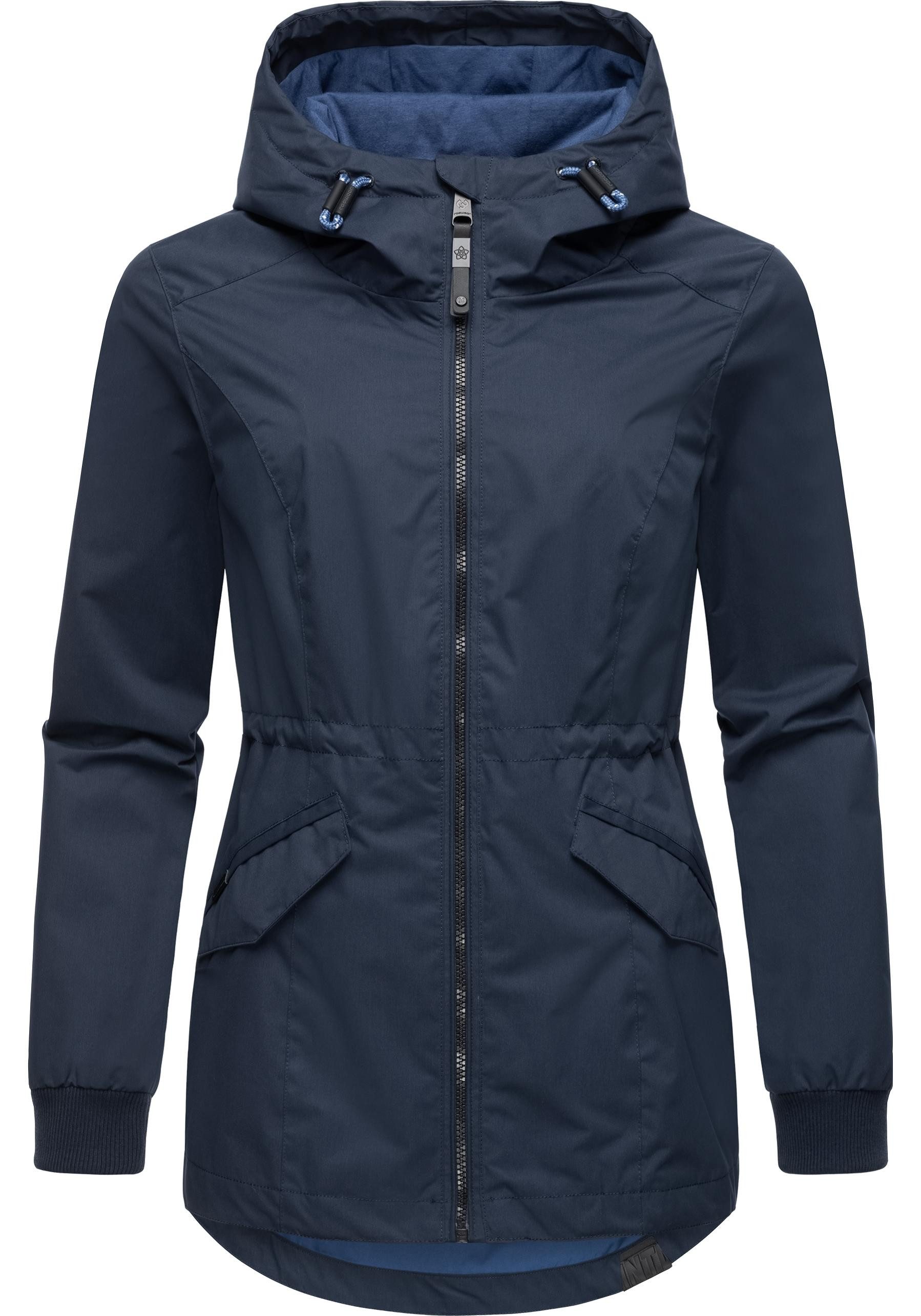 Ragwear Outdoorjacke Dowey A Wasser- und winddichte Damen Jacke mit Taillen günstig online kaufen