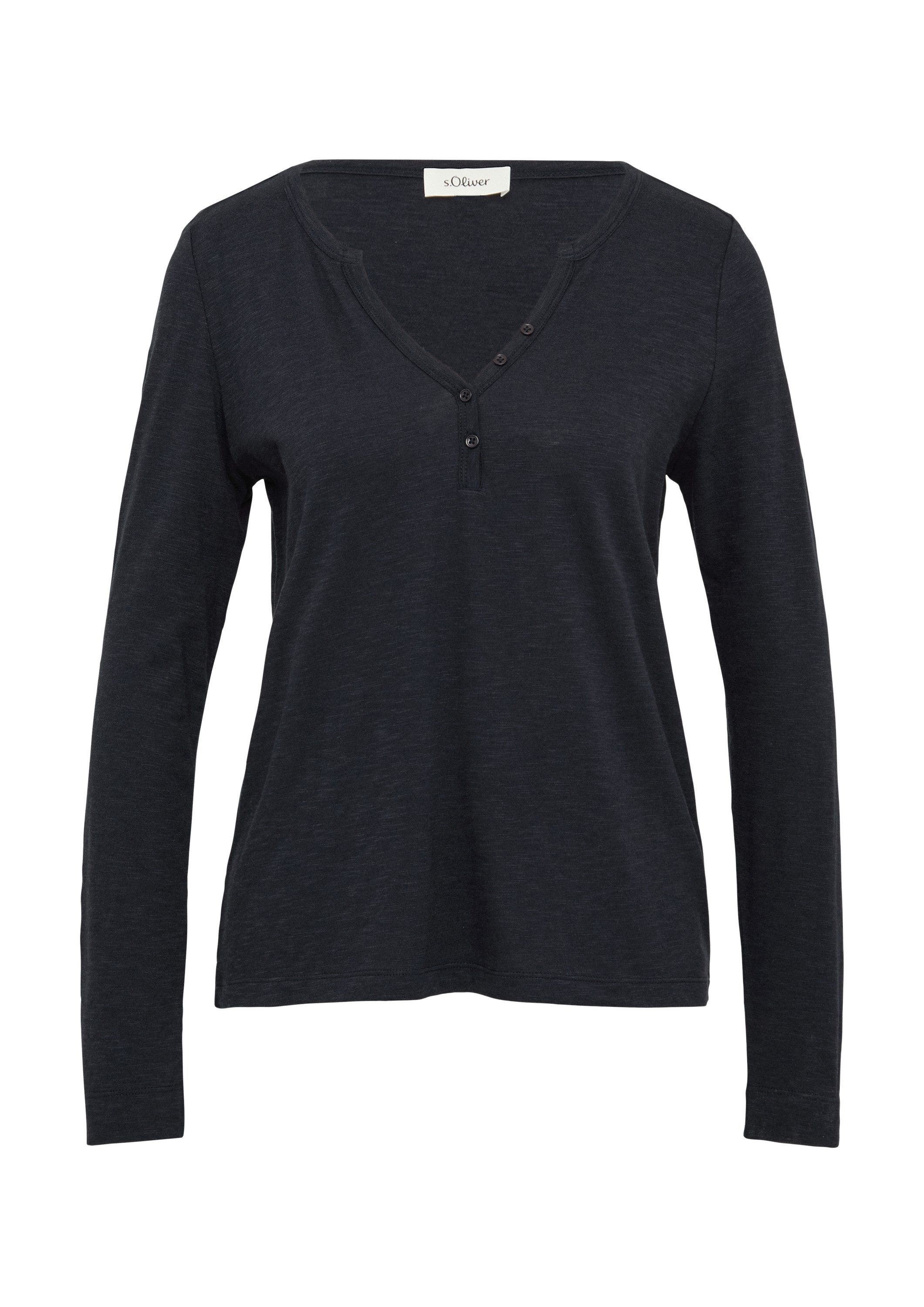 s.Oliver Langarmshirt T-Shirt (1-tlg) günstig online kaufen