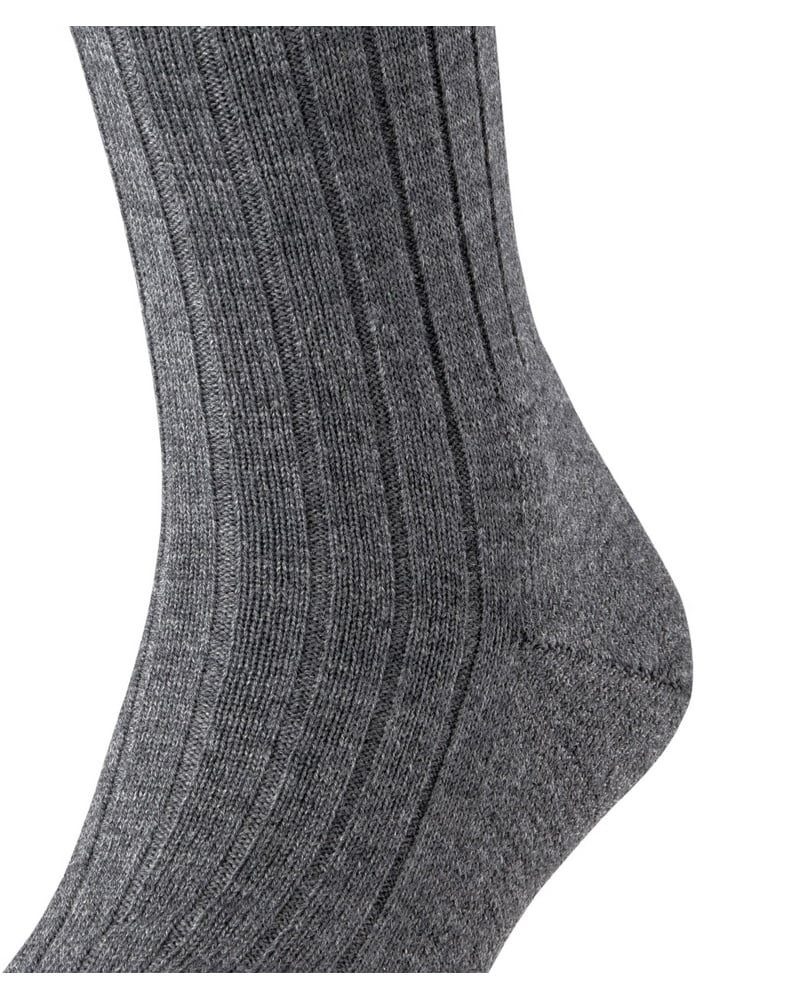 FALKE Kniestrümpfe Teppich im Schuh (klimaregulierende Merinowolle) dunkelgrau Herren