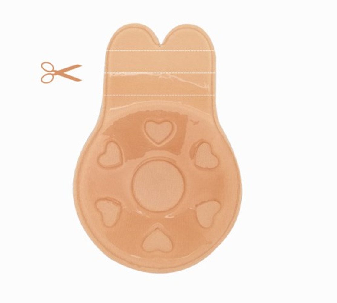 XDeer Klebe-BH 2 Stück Klebe Bh, Klebe Bh Push-Up, Unsichtbarer,Wiederverwendbare Sticky Bra für Abendkleid Brautkleid Badeanzug und Rückenfreie