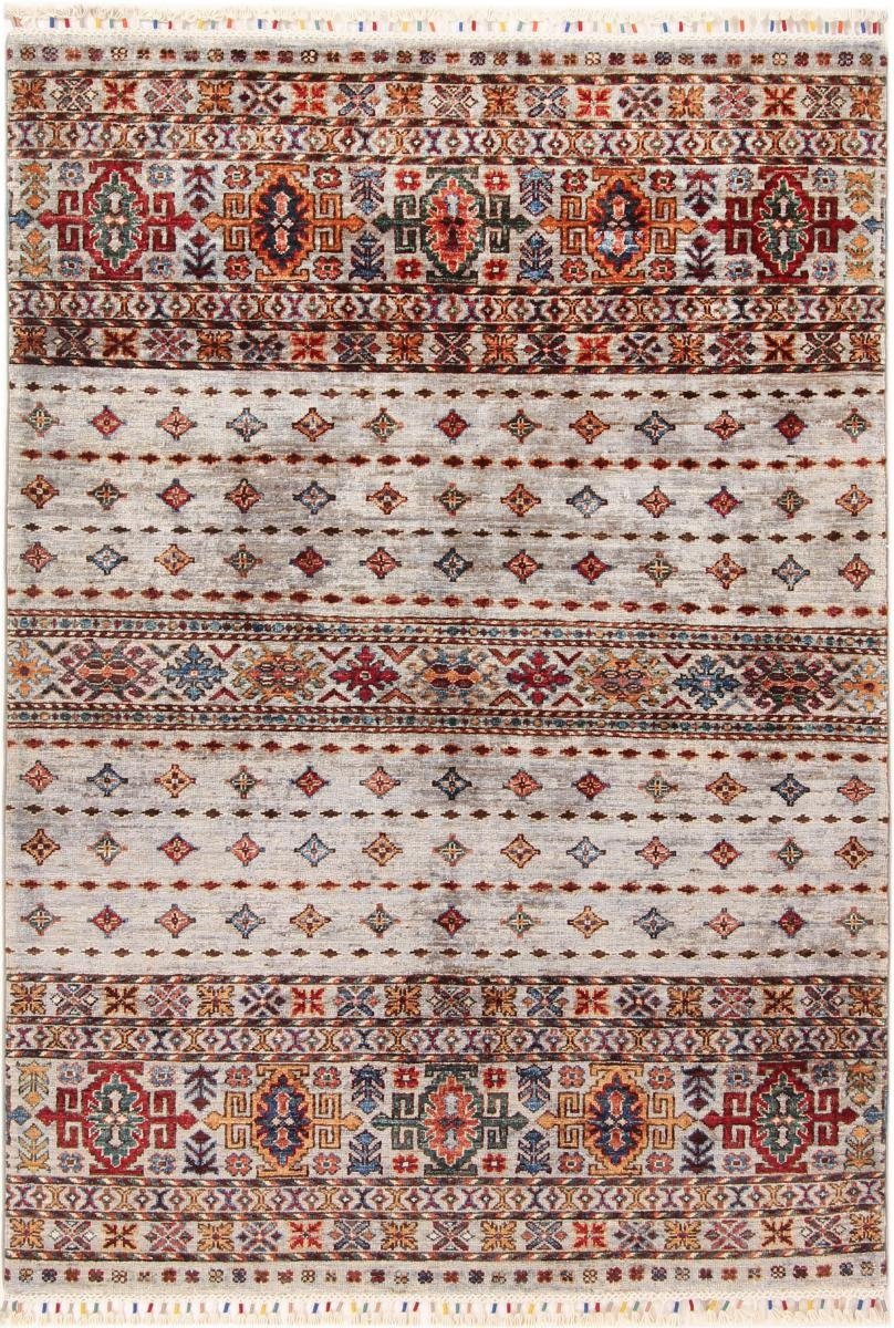 Orientteppich Arijana Shaal 127x179 Handgeknüpfter Orientteppich, Nain Trading, rechteckig, Höhe: 5 mm