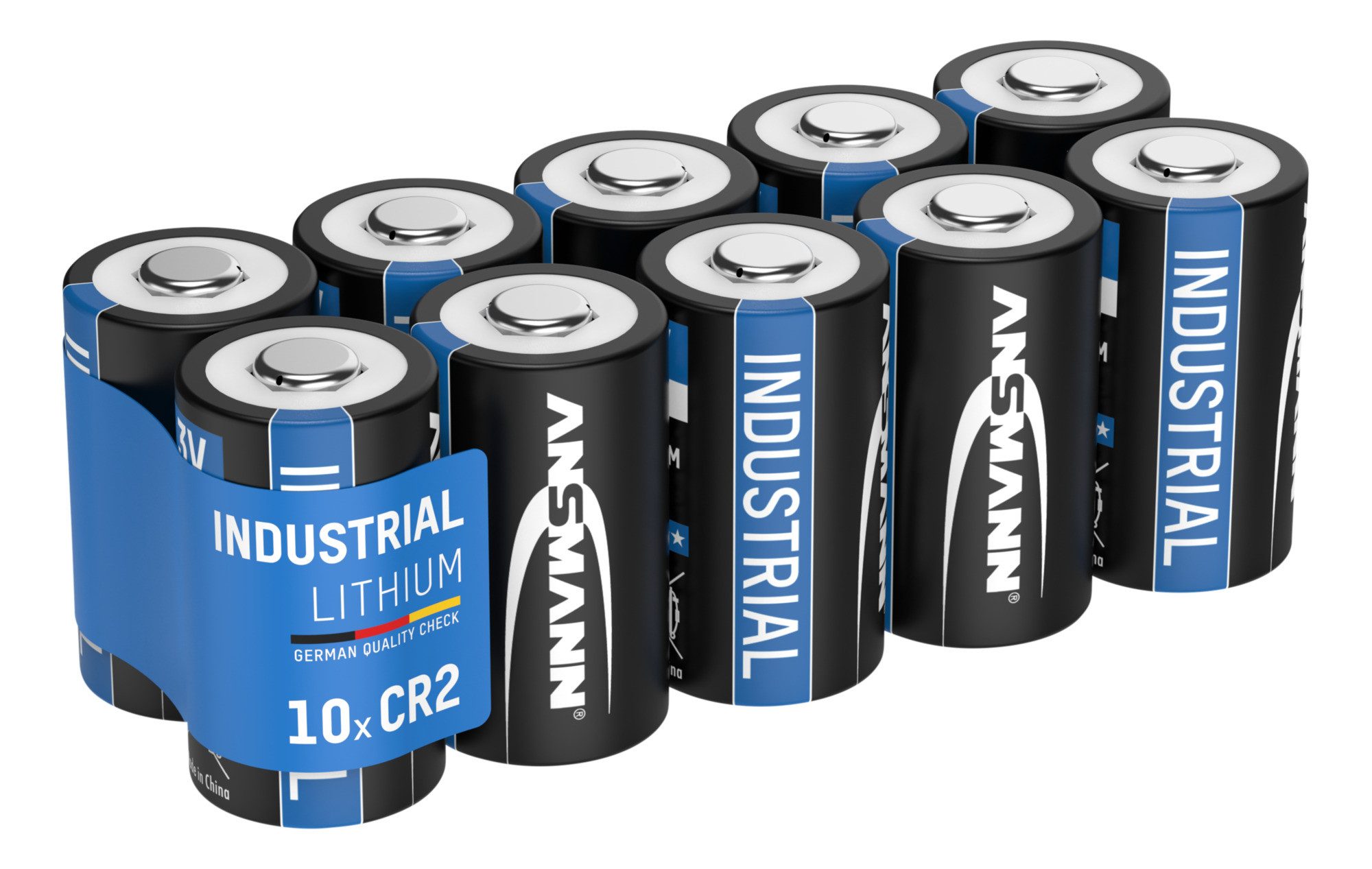 ANSMANN AG Lithium Batterie CR2 3V, 10 Stück, DLCR2 Batterie