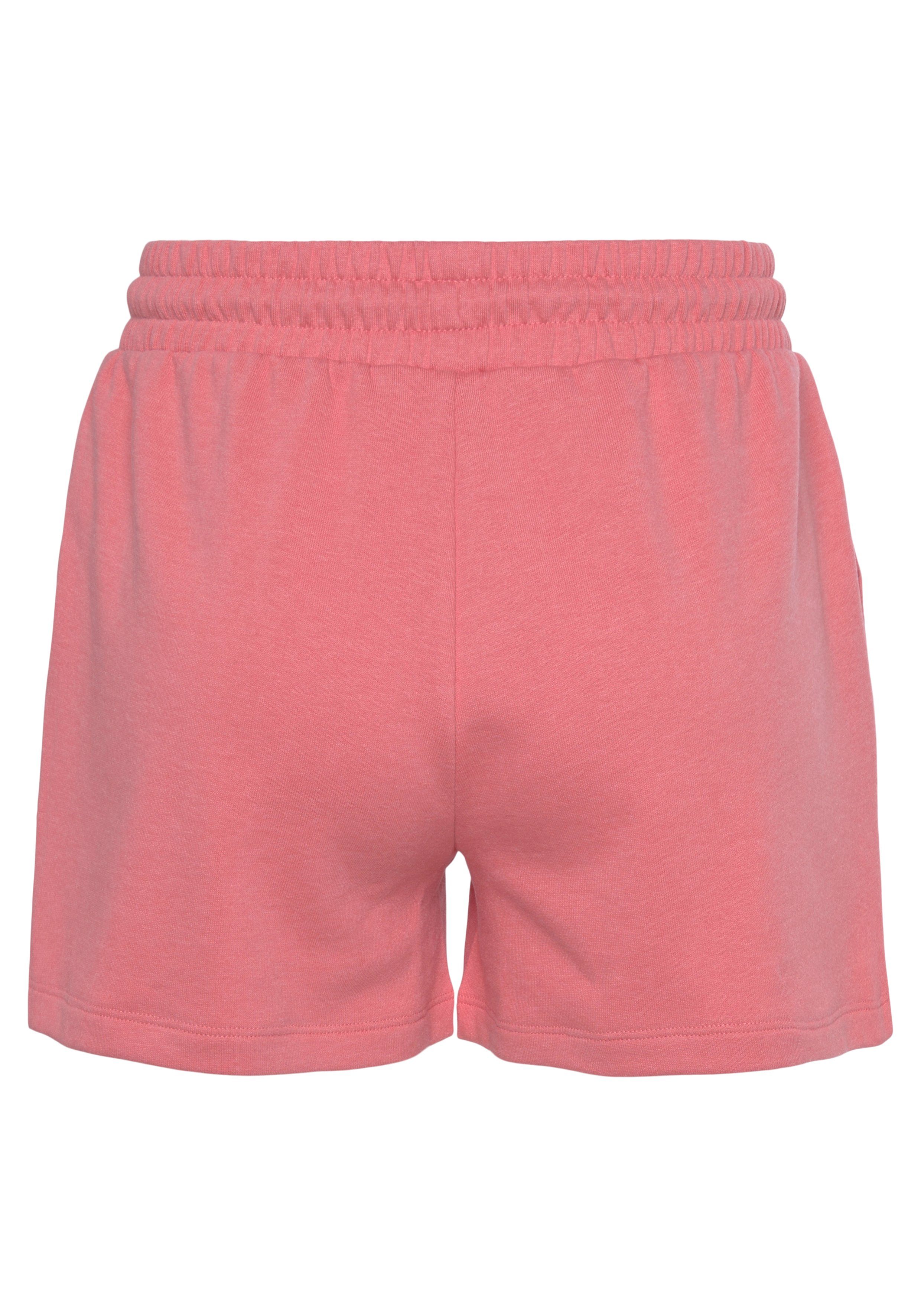 Vivance Sweatshorts Kurze Hose mit aufgesetzten Taschen und Kontrastkordel, Loungewear