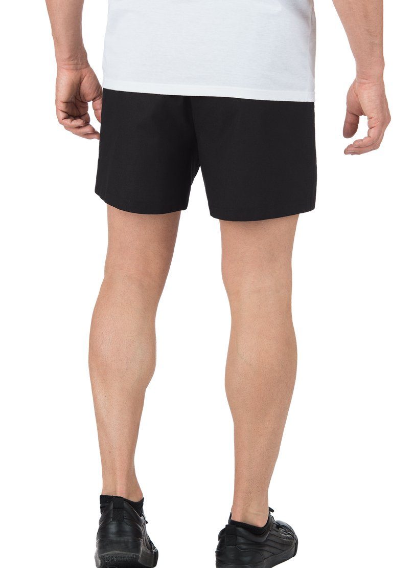 Trigema Jerseyhose aus Baumwolle schwarz TRIGEMA 100% Shorts