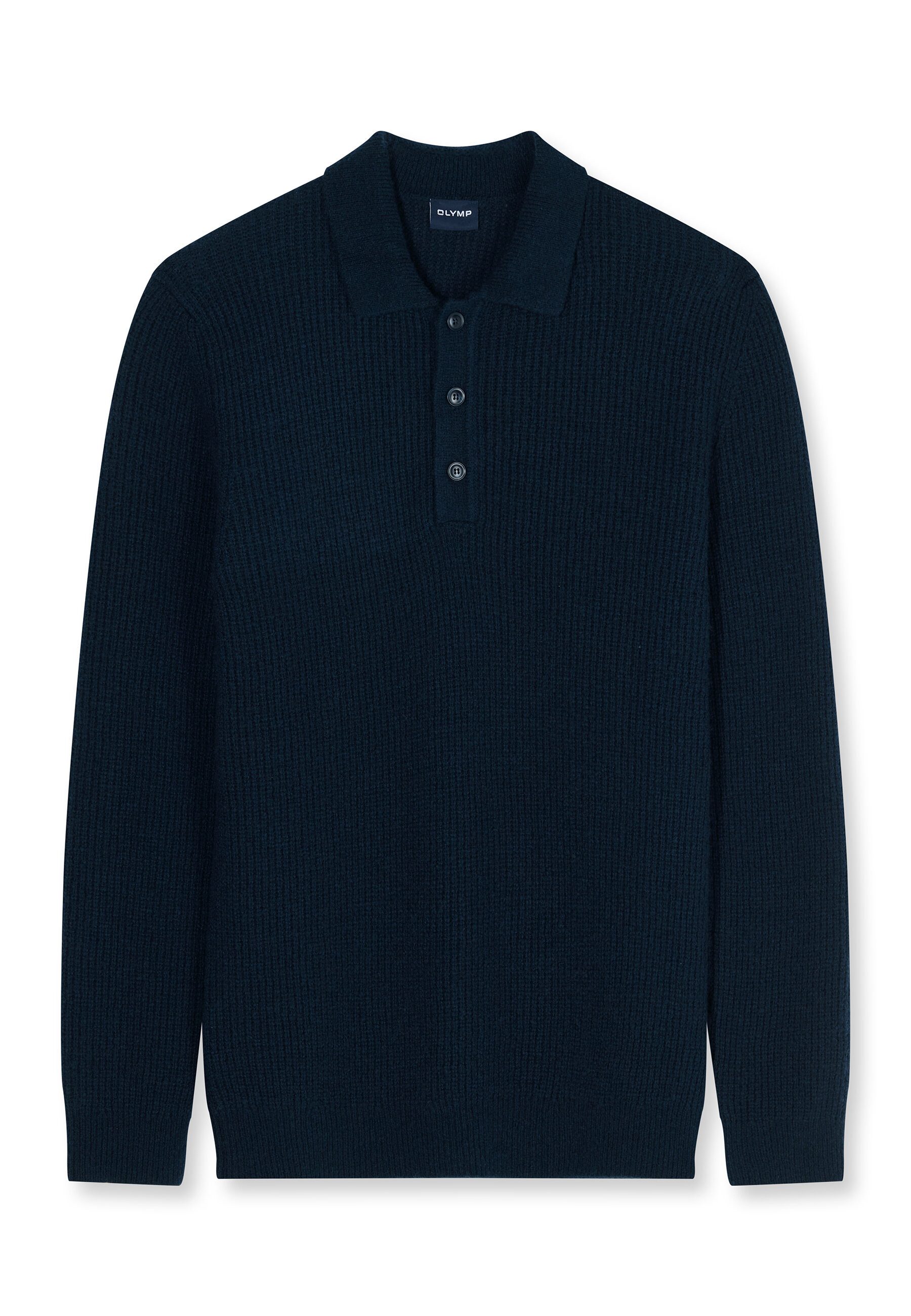OLYMP Langarm-Poloshirt OLYMP Casual Strick, Polo langarm