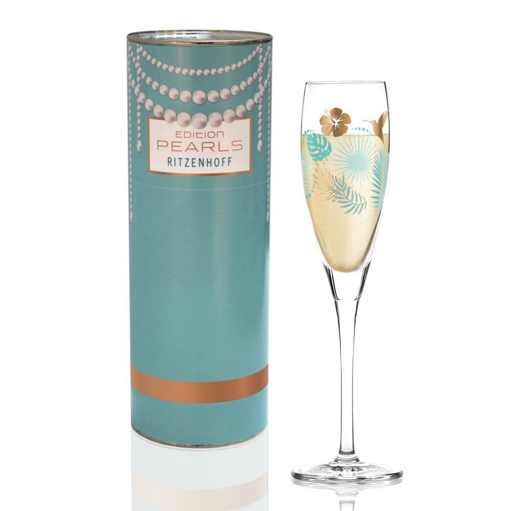 Ritzenhoff Sektglas Pearls Edition Proseccoglas Anissa Mendil 138 ml,  Kristallglas