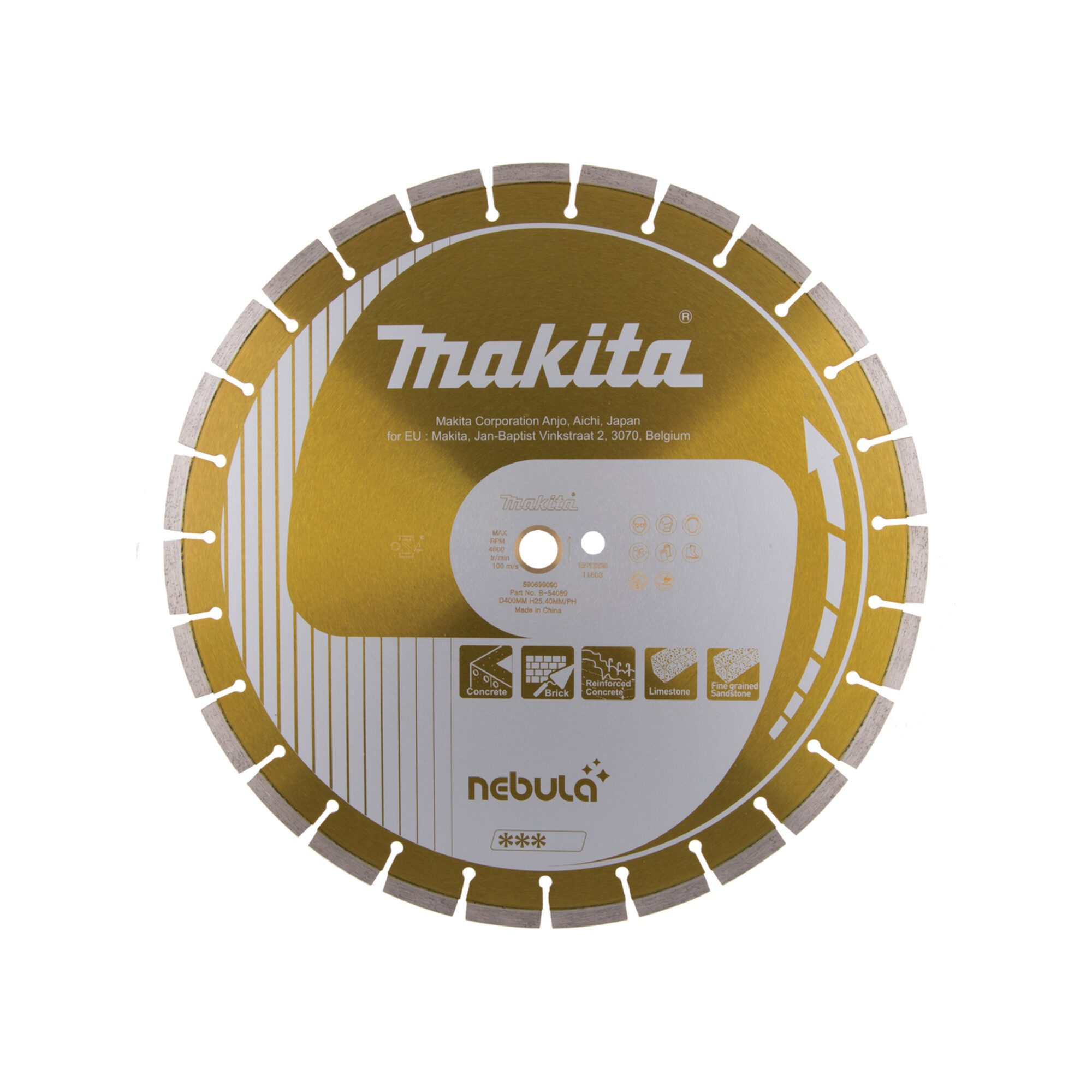 Makita Trennscheiben Makita Diamantscheibe 400x25,4 NEBULA