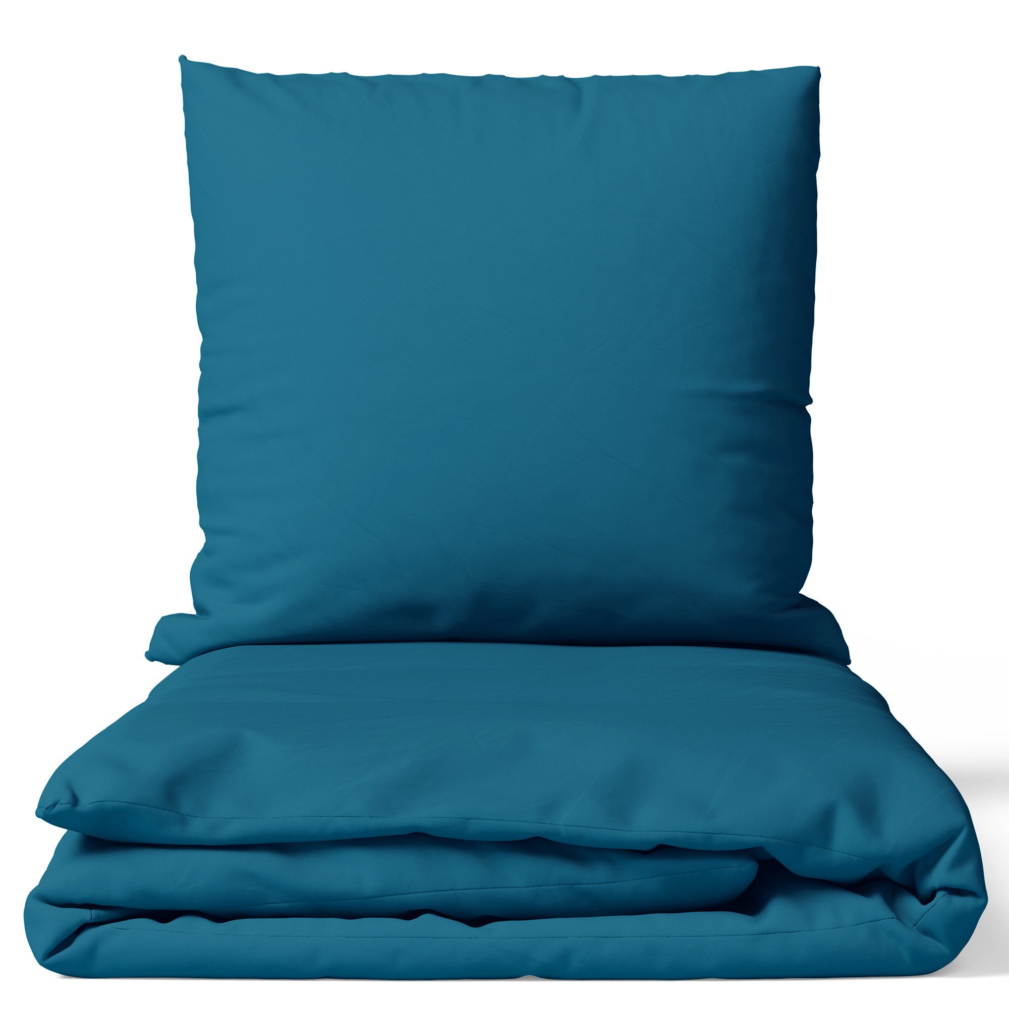 NYVI Bettwäsche Bettwäsche DreamScience Mikrofaser Uni, Microfaser, YKK Reißverschluss, Atmungsaktiv, Pflegeleicht