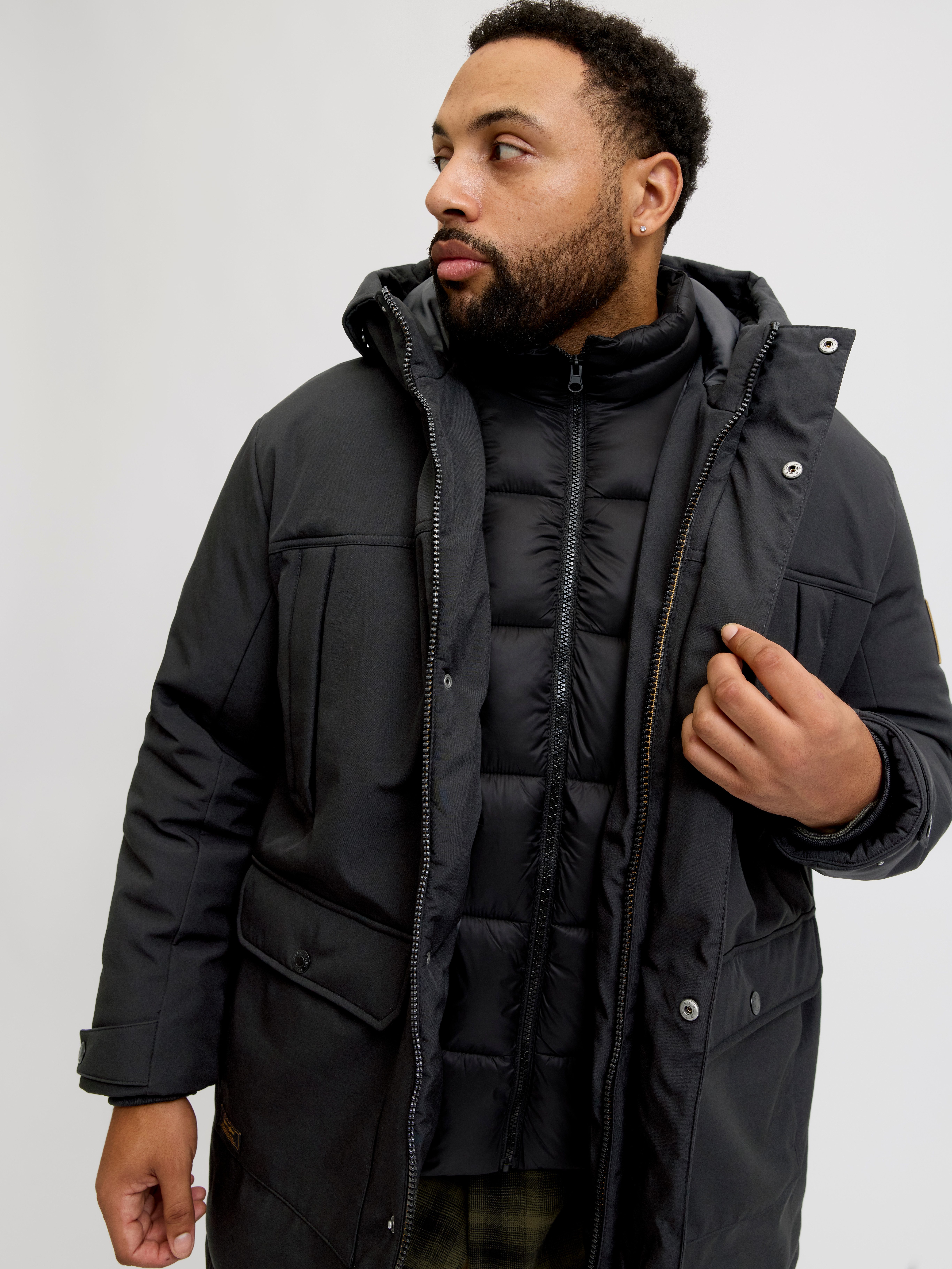 Jack & Jones PlusSize Parka JJFINN SOFTSHELL PARKA PLS günstig online kaufen