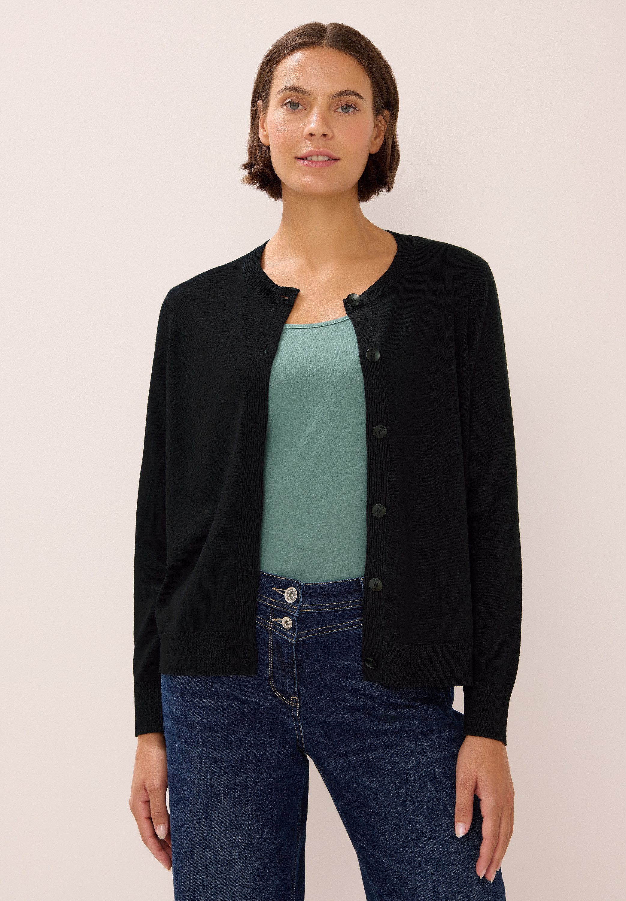 CECIL Cardigan aus Feinstrick