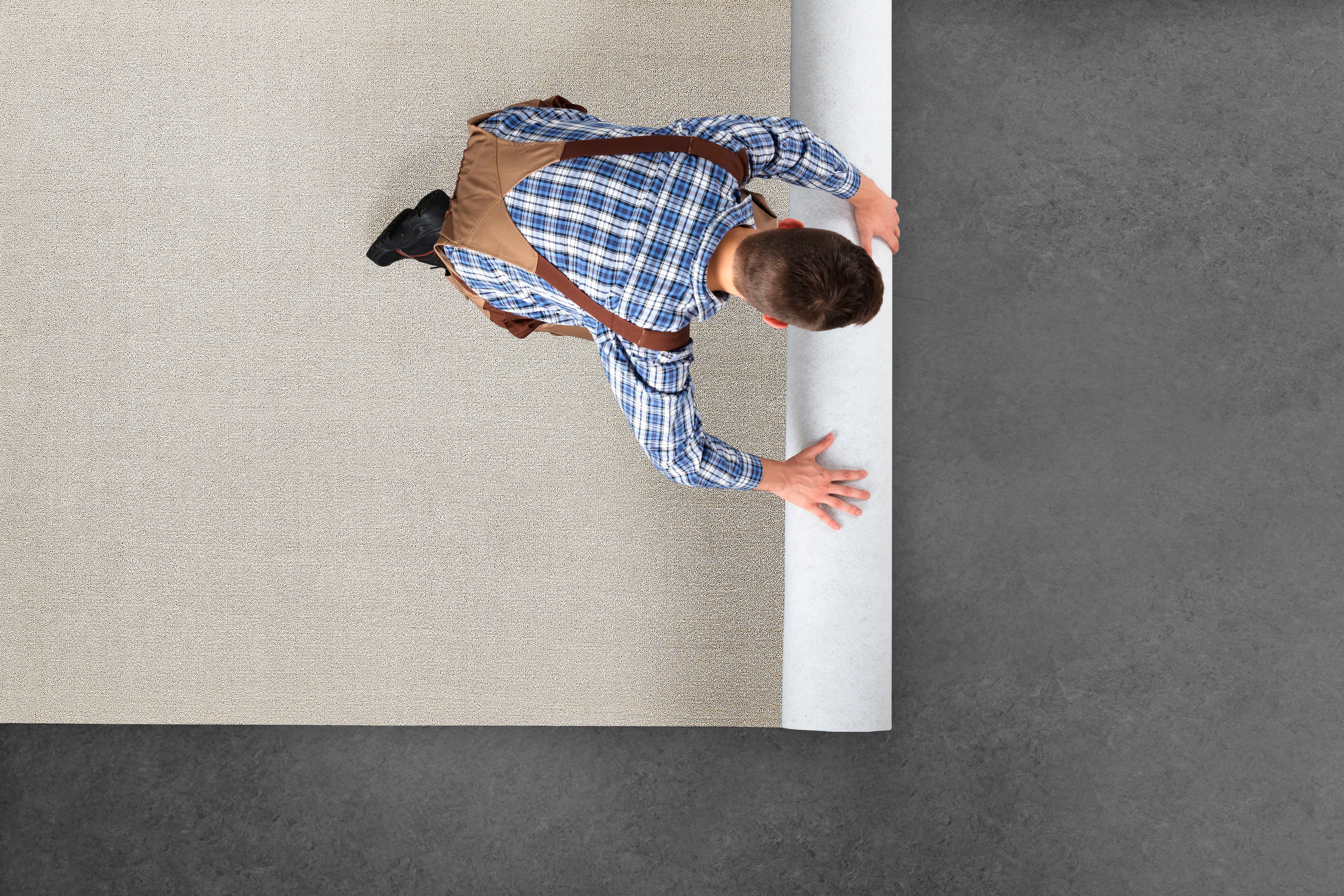 Teppichboden Schlinge Florenz, 400 Höhe: robust 0,8 Andiamo, beige Uni-Farben, & cm, mm, Breite strapazierfähig rechteckig