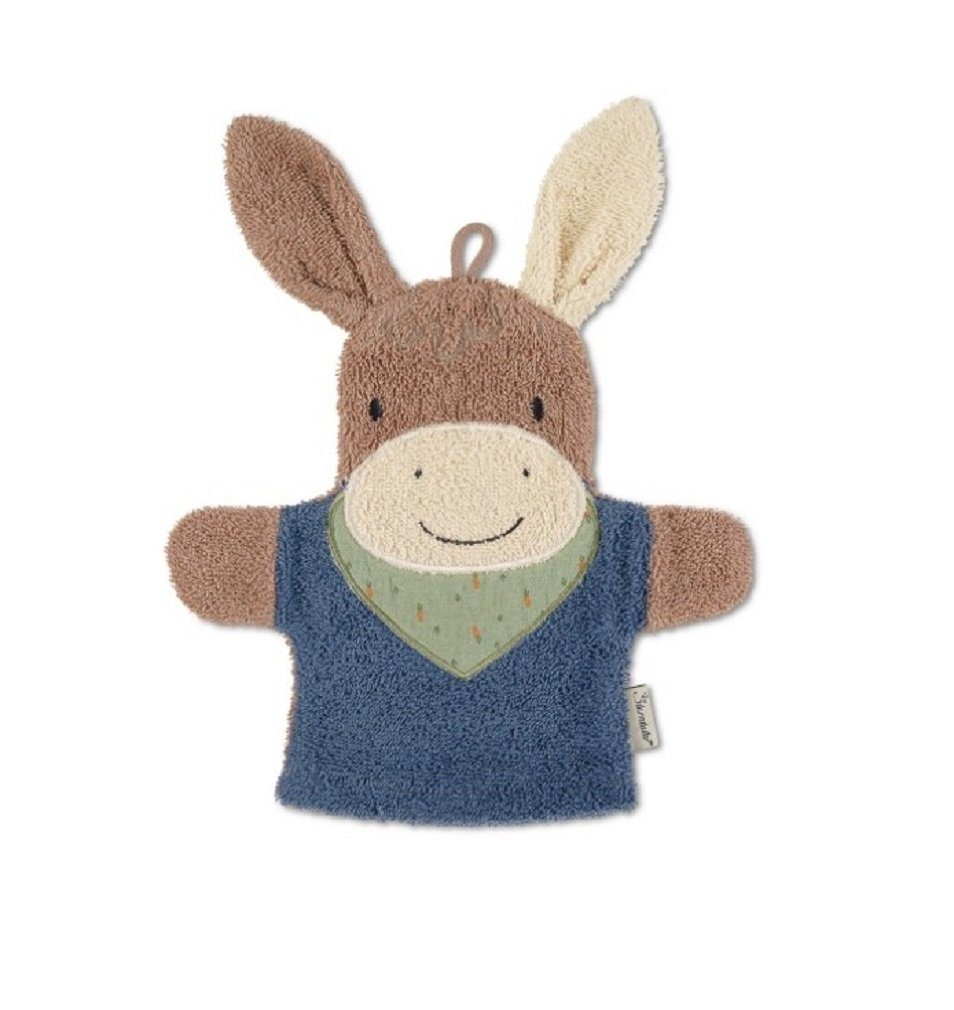 Sterntaler® Waschhandschuh Baby Badehandschuh Lustige Tiere