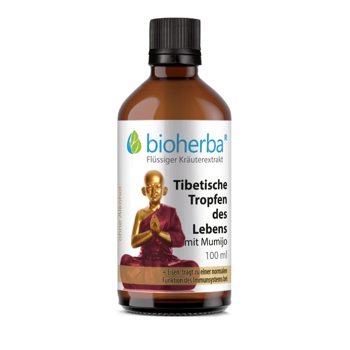 BIOHERBA R Tibetische Tropfen des Lebens mit Mumijo Tinktur 100 ml Nahrungsergänzungsmittel