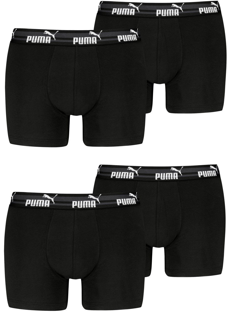 PUMA Boxershorts PUMA Boxershorts Bold für Herren Unterwäsche im 4er Pack (4-St., 4 er Pack)