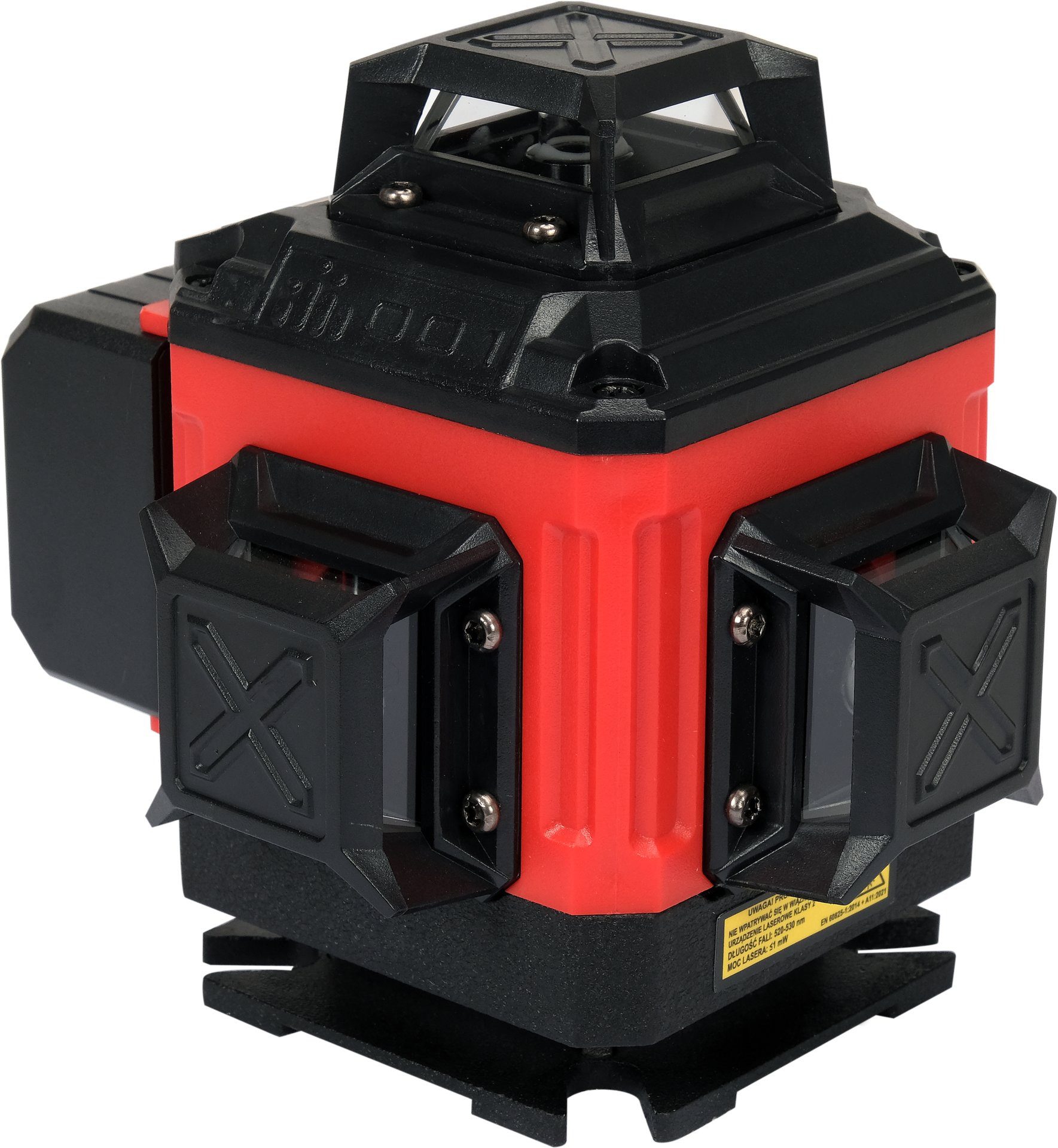 Yato Kreuzlinienlaser 16-Line 4D Kreuzlinienlaser 360° grün bis 25m, mit Plattform, (16-Line 4D Kreuzlinienlaser 360° grün bis 25m, mit Plattform)