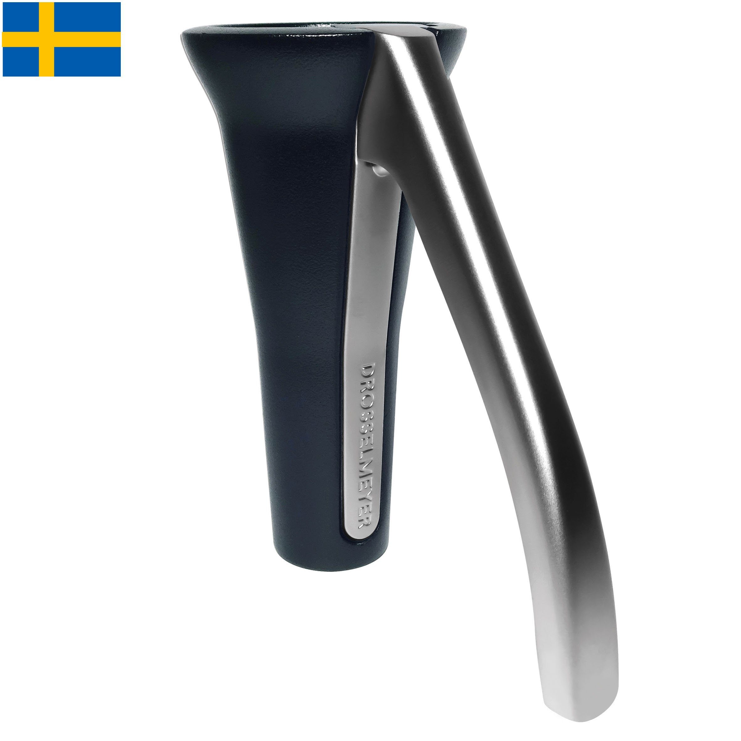 Drosselmeyer Щипцы для орехов Robuster Щипцы для орехов im eleganten schwedischen Design - Schwarz, patentiertes Hebelkonzept