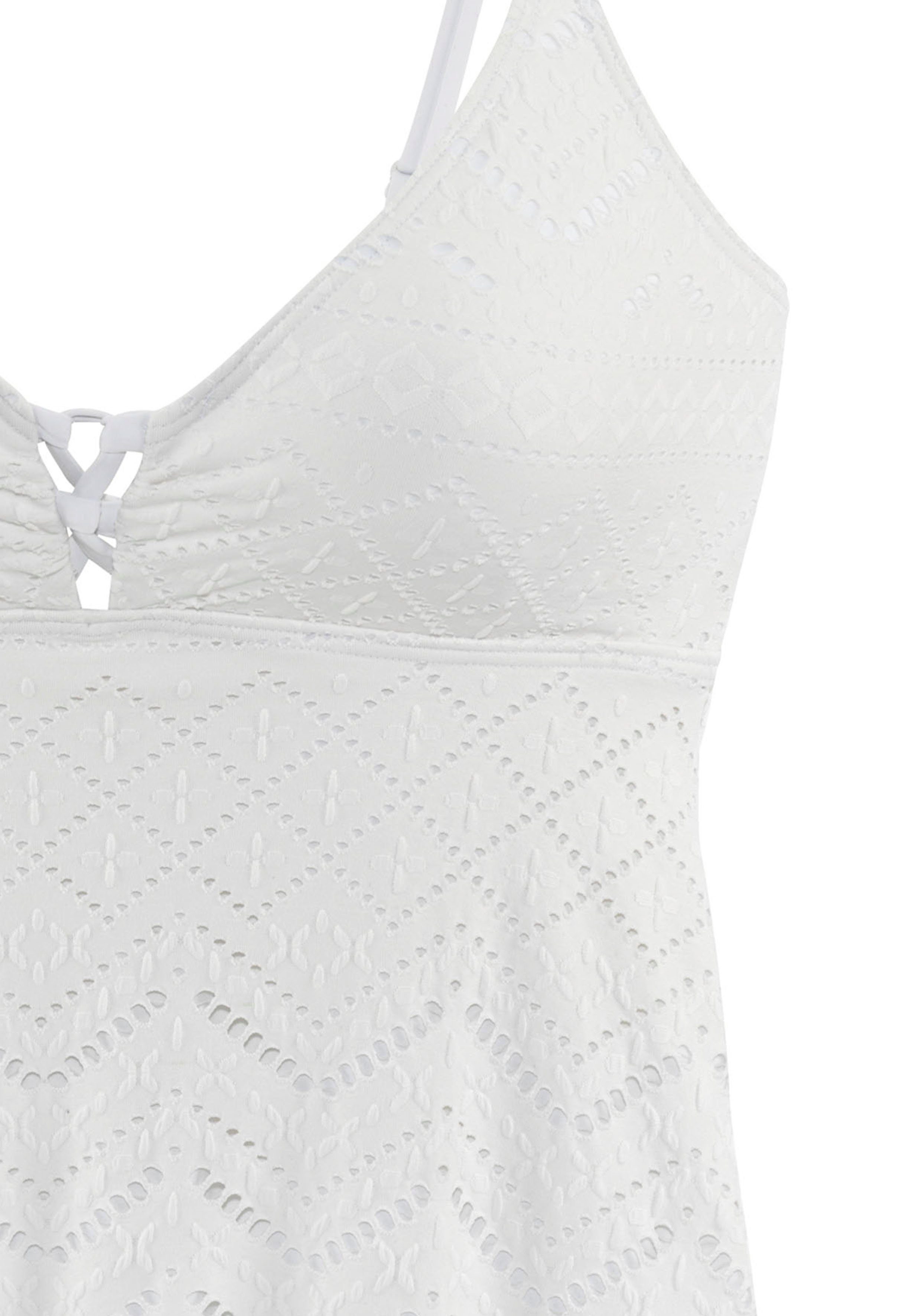 LASCANA Tankini-Top Omara, mit Lochstickerei günstig online kaufen