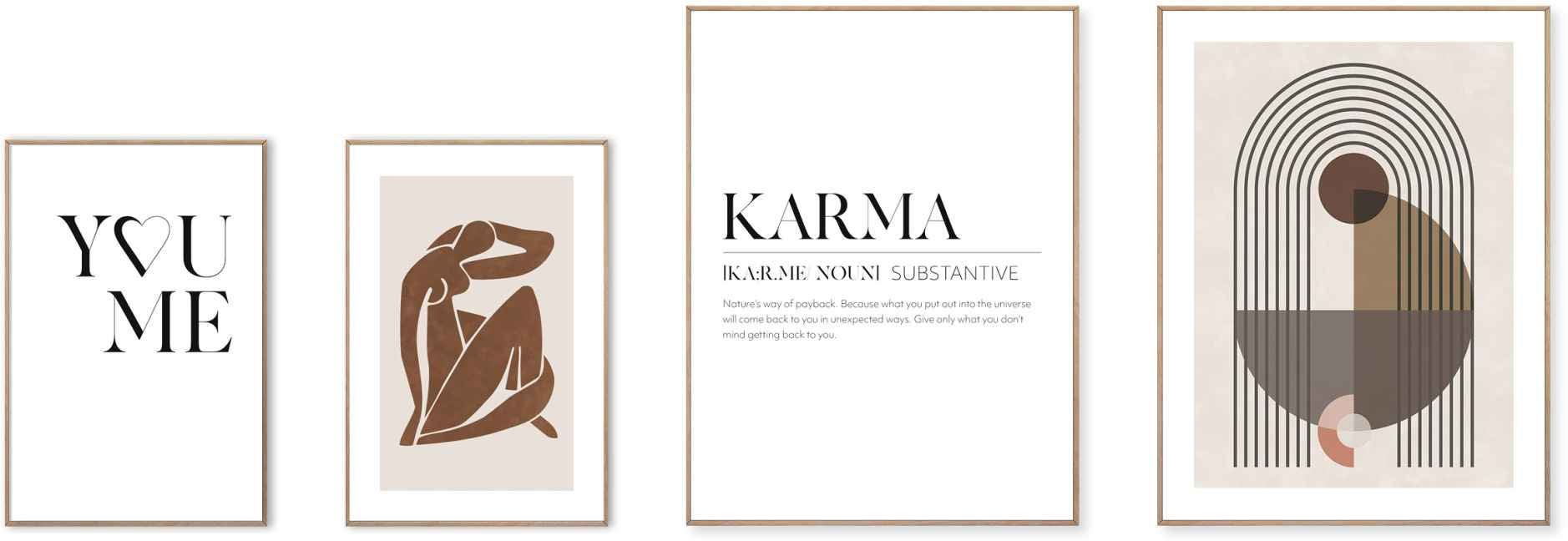 Reinders! Wandbild Karma Abstrakt - - Frau St) - Liebe Formen, (4