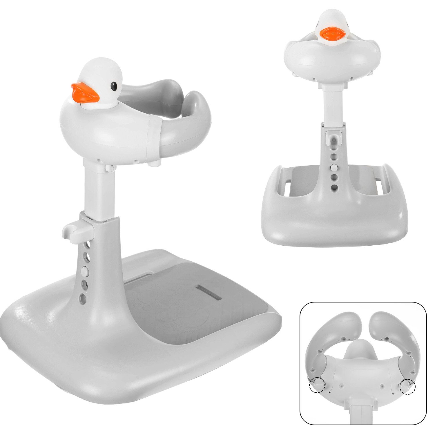 oyajia Babybadewanne Badewannenständer, Stehhilfe Baby Dusche, Kinder Duschhilfe (8-36 Mon)